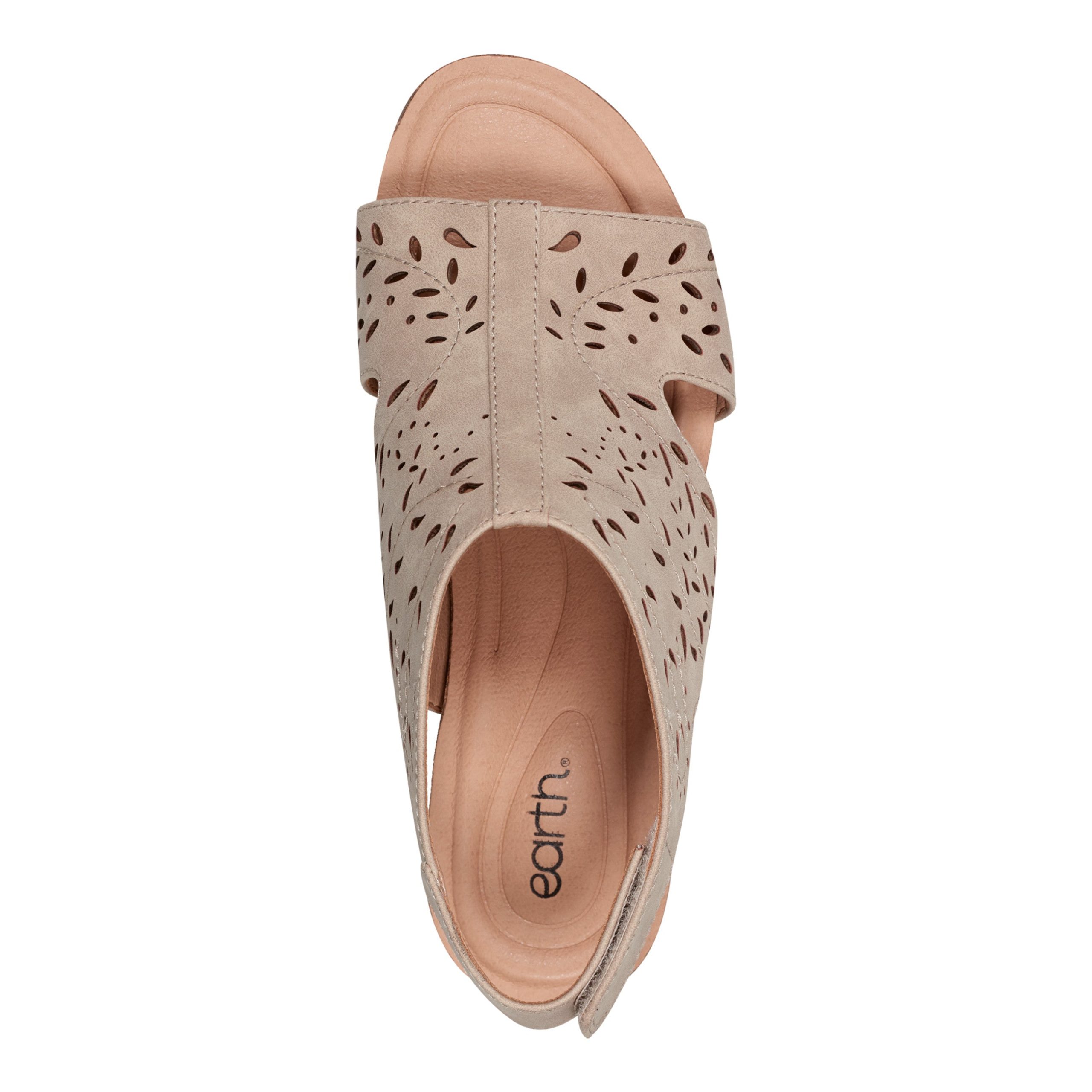 Halin Round Toe Casual Slingback Wedge Sandals - Image 5