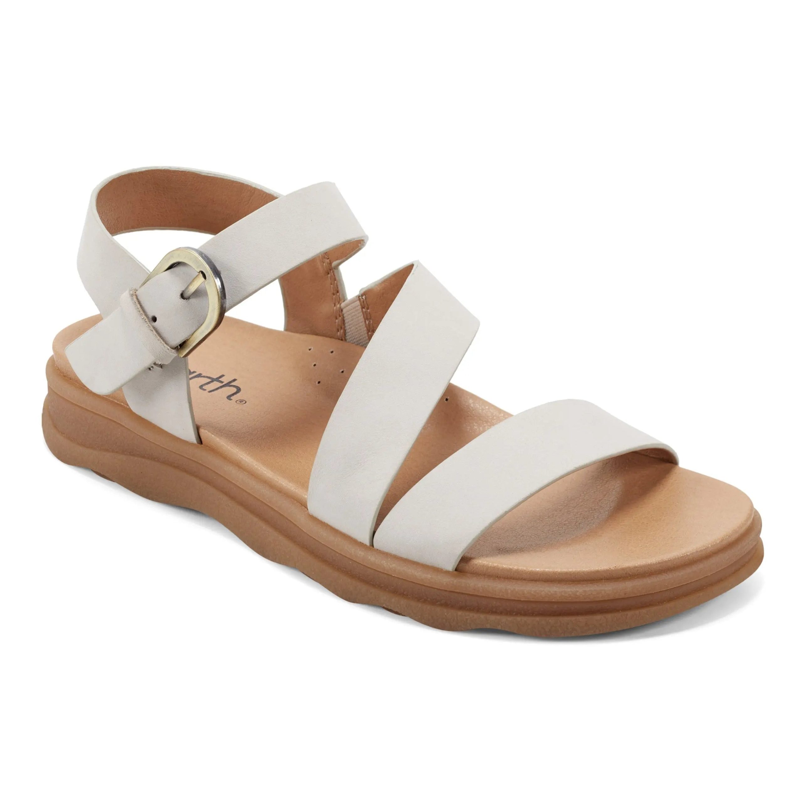 Lainey Casual Strappy Round Toe Flat Sandals - Image 2