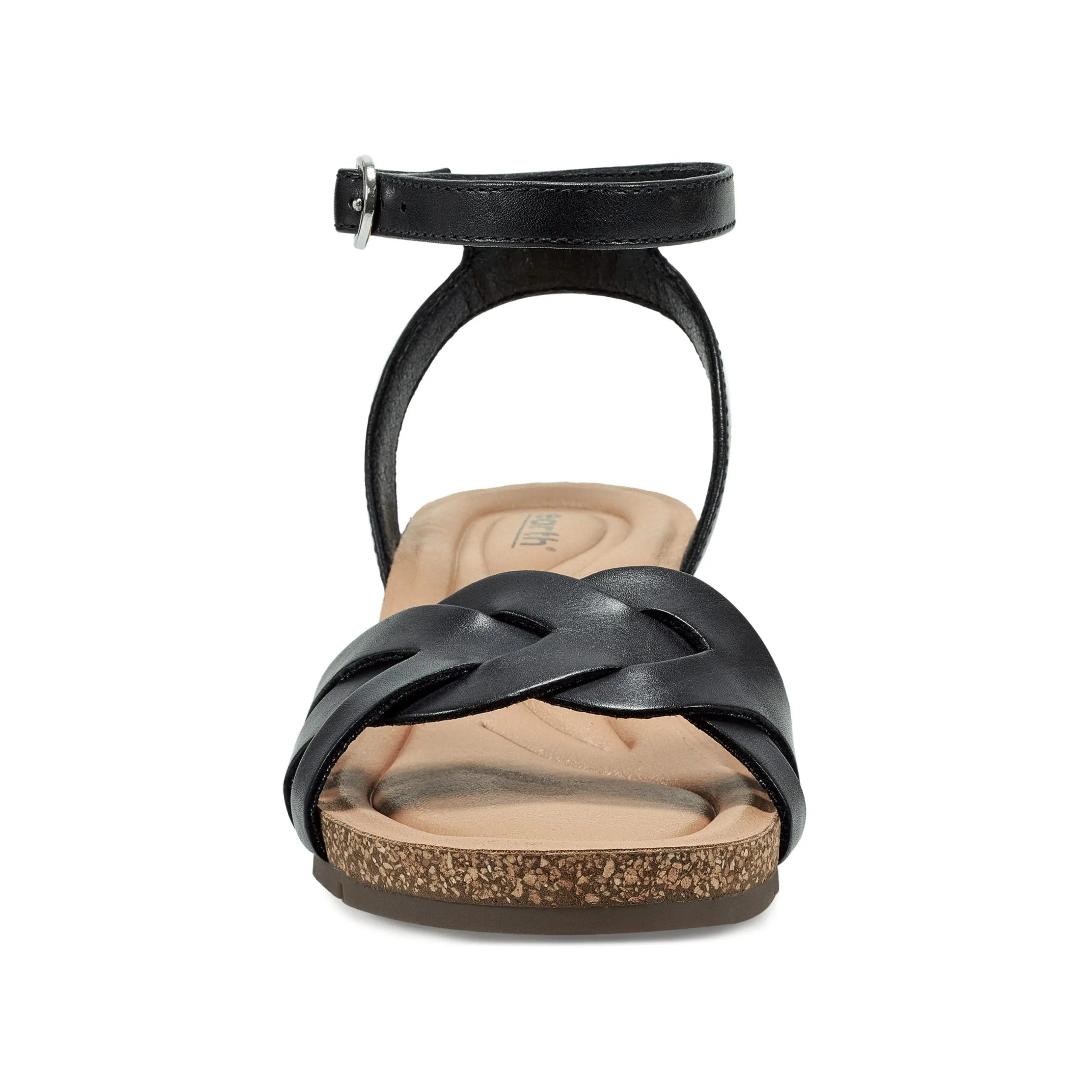 Herly Woven Strappy Stacked Heel Dress Sandals - Image 3