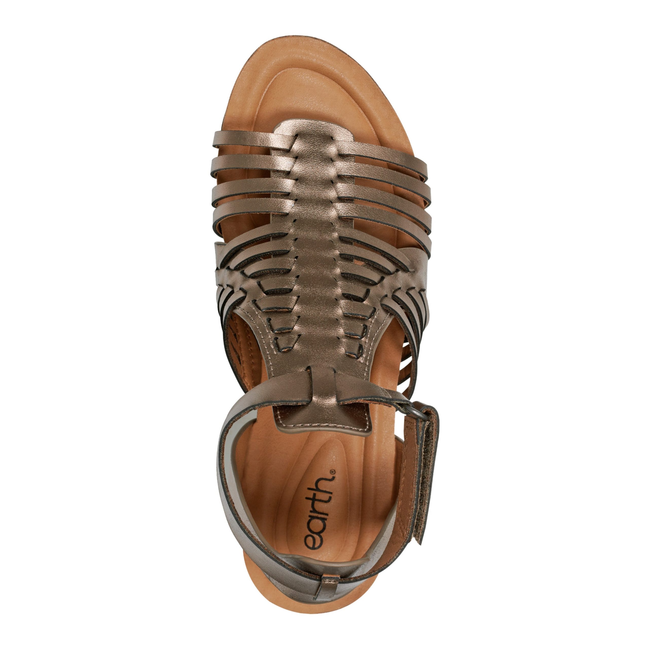 Hattie Round Toe Strappy Wedge Sandals - Image 5