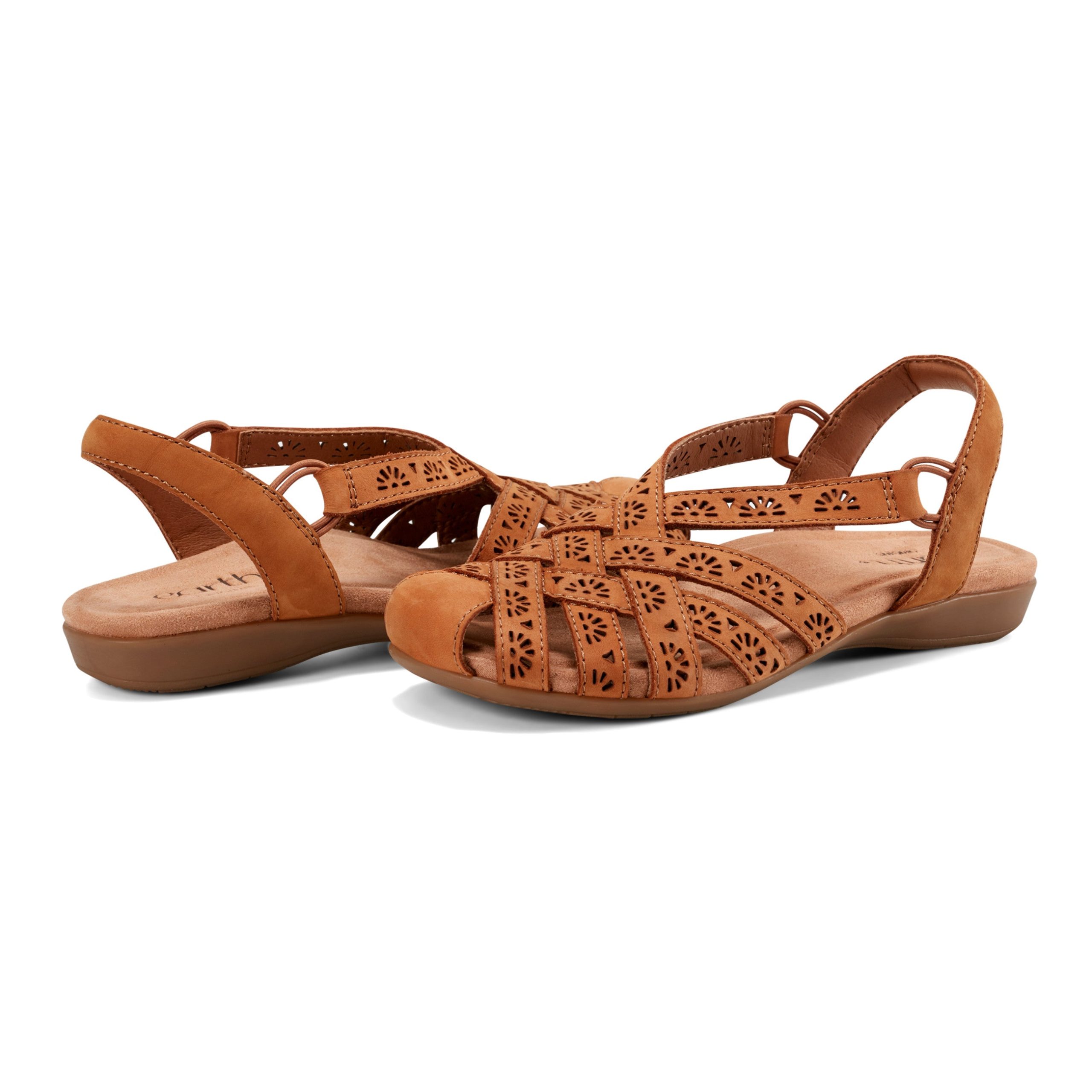 Briel Round Toe Casual Slingback Flat Sandals - Image 8