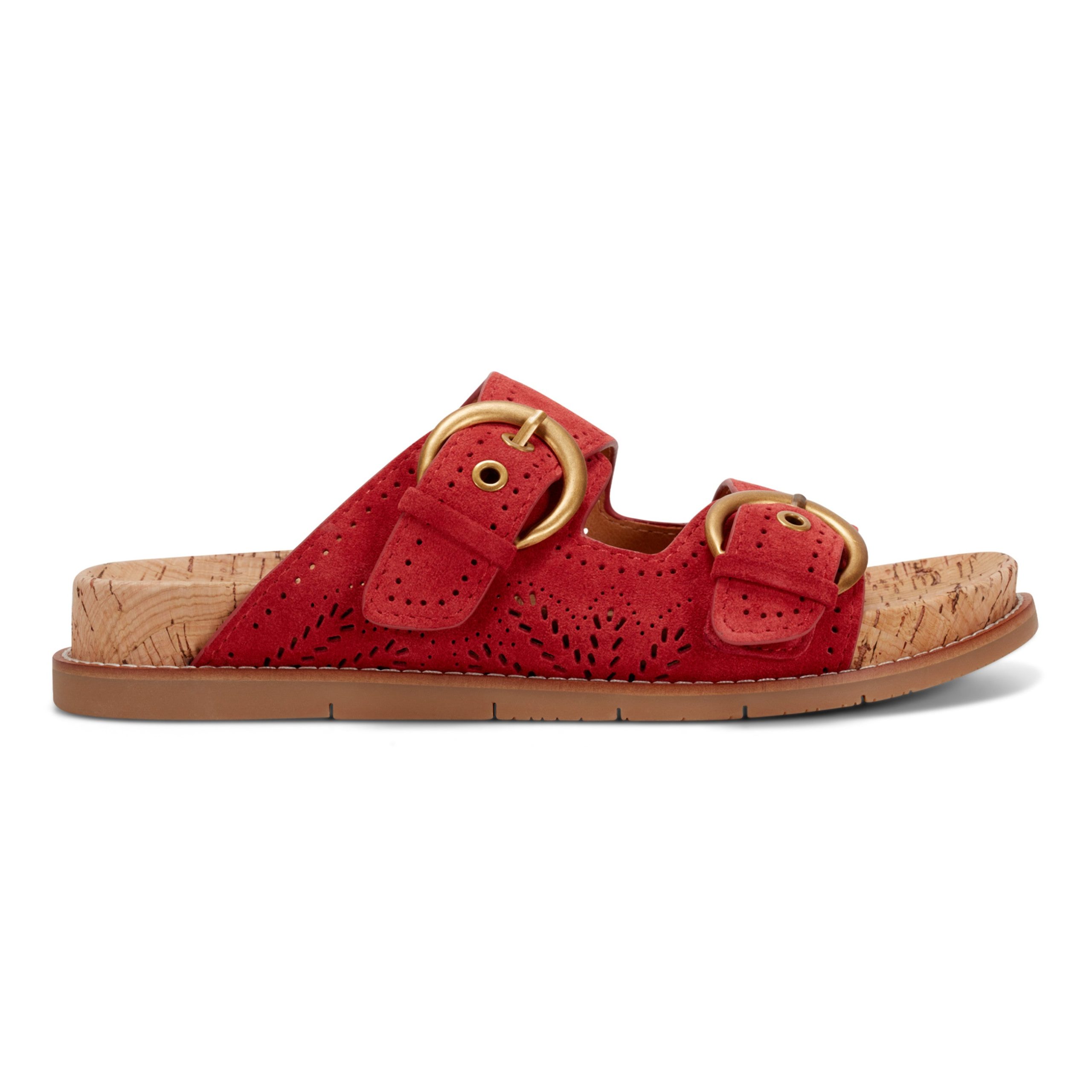 Francii Round Toe Casual Slip-on Flat Sandals
