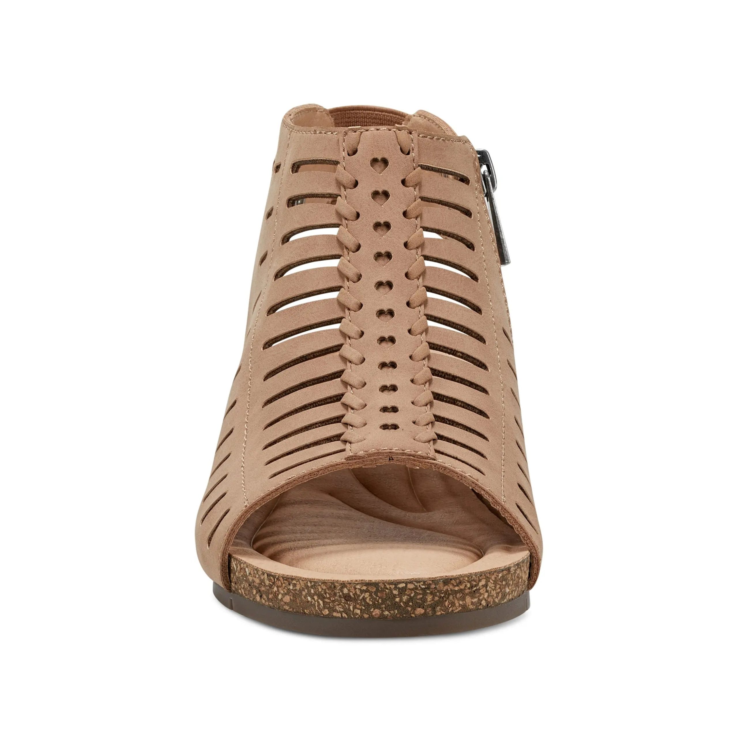 Hana Round Toe Laser Cut Dress Sandals - Image 3