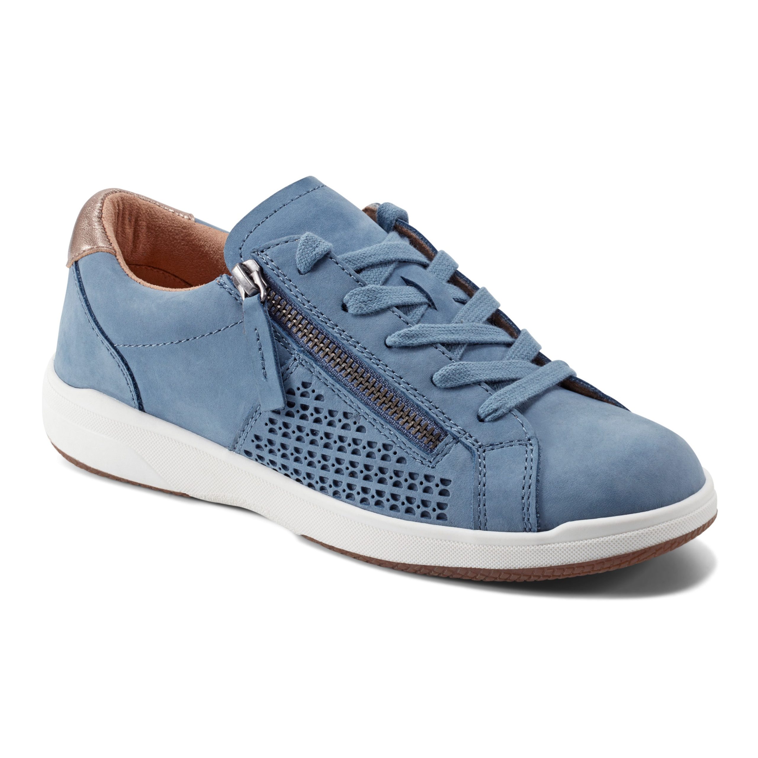 Netta Round Toe Casual Lace-up Sneakers - Image 2