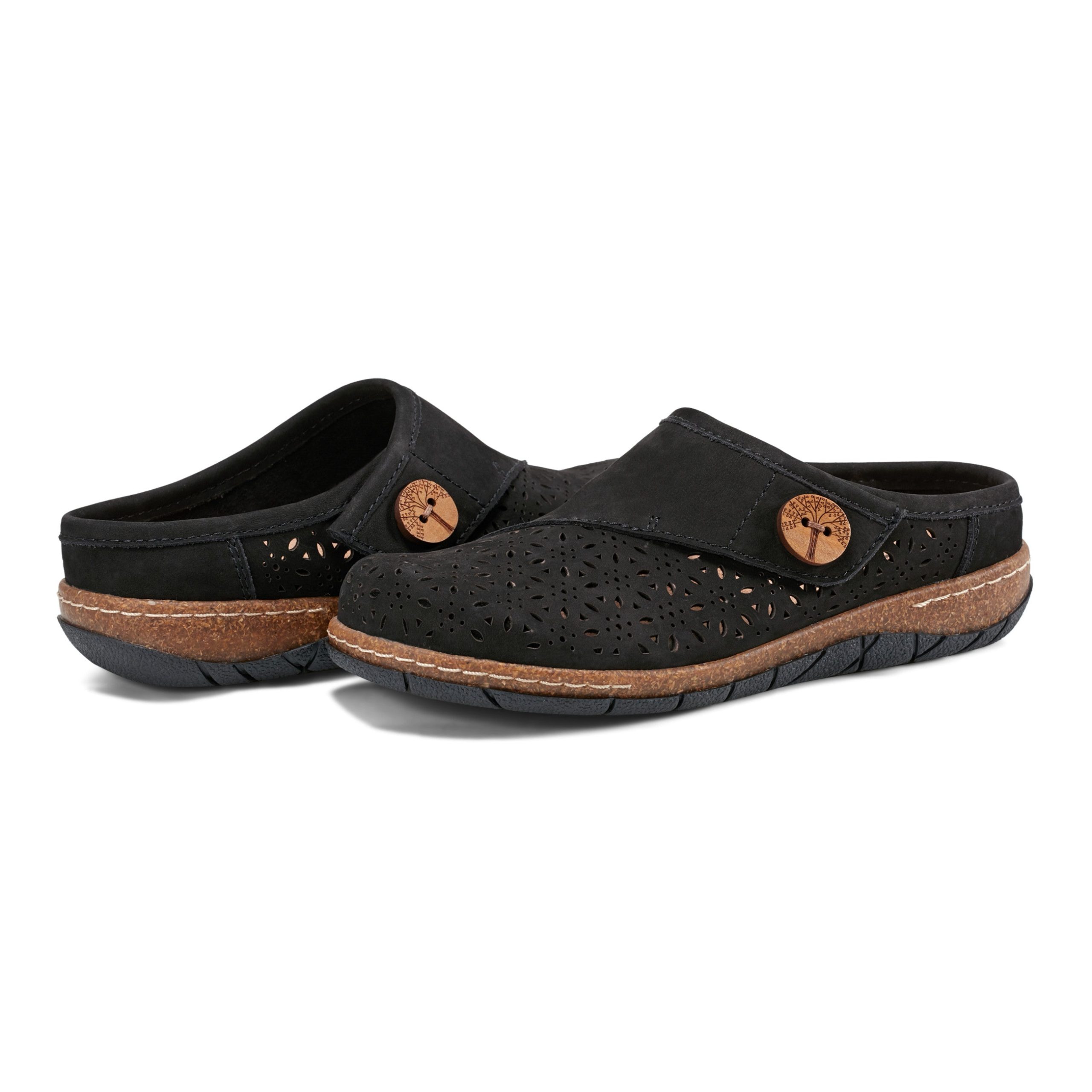 Erinn Round Toe Casual Slip-on Flat Clogs - Image 8