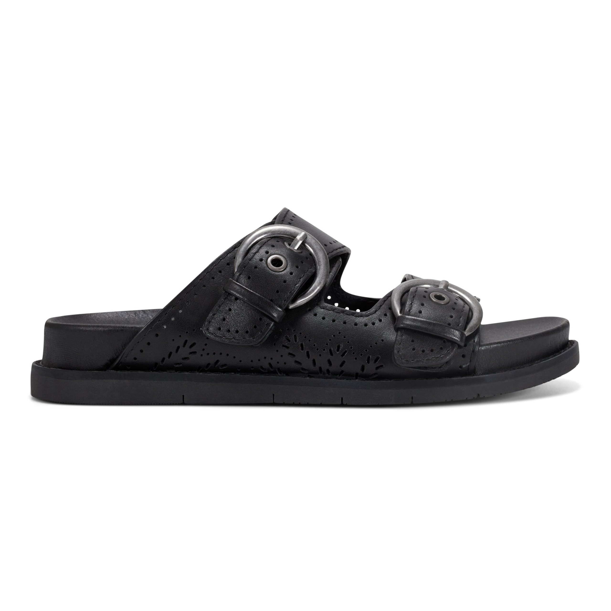 Francii Round Toe Casual Slip-on Flat Sandals