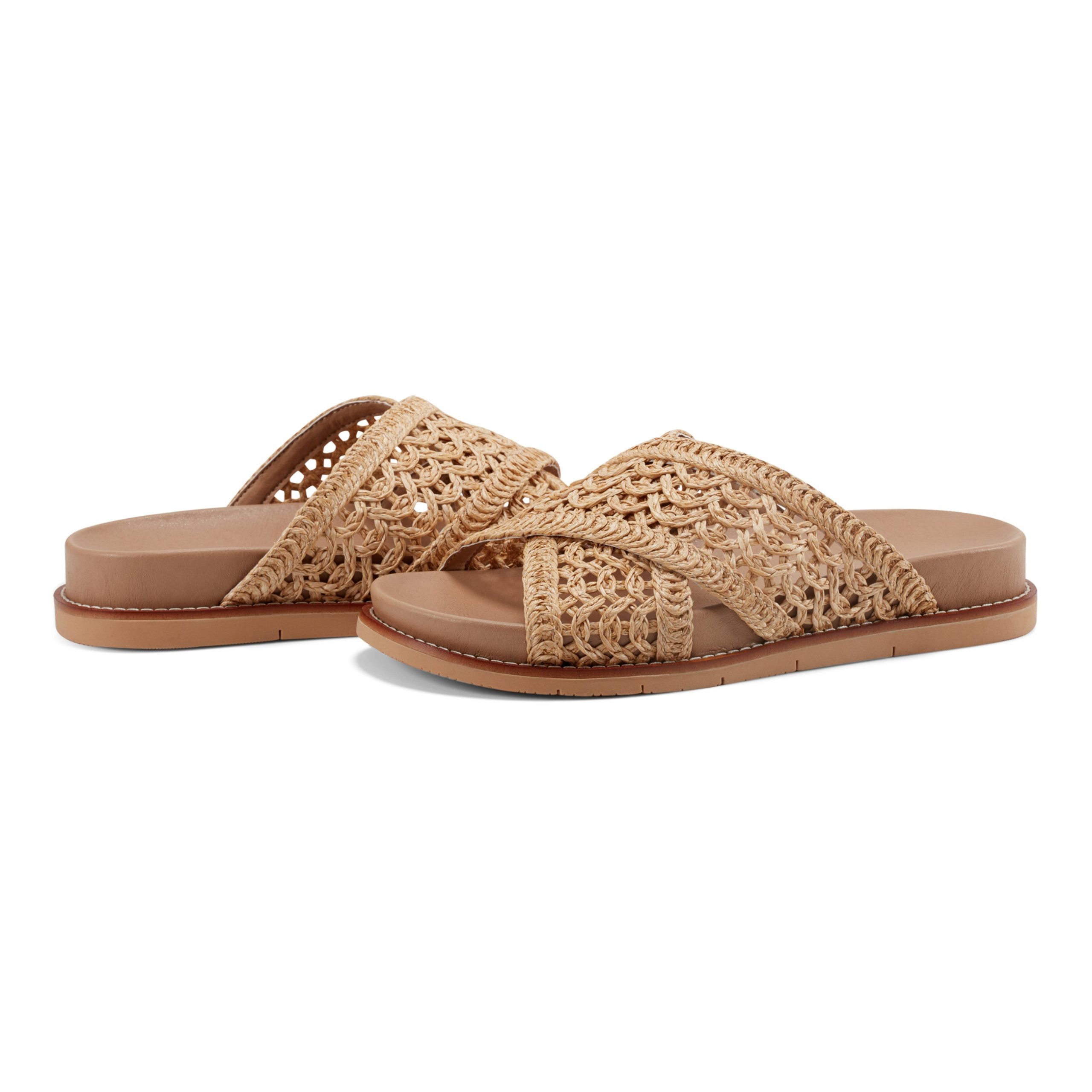 Flurry Round Toe Slip-on Flat Casual Sandals - Image 8