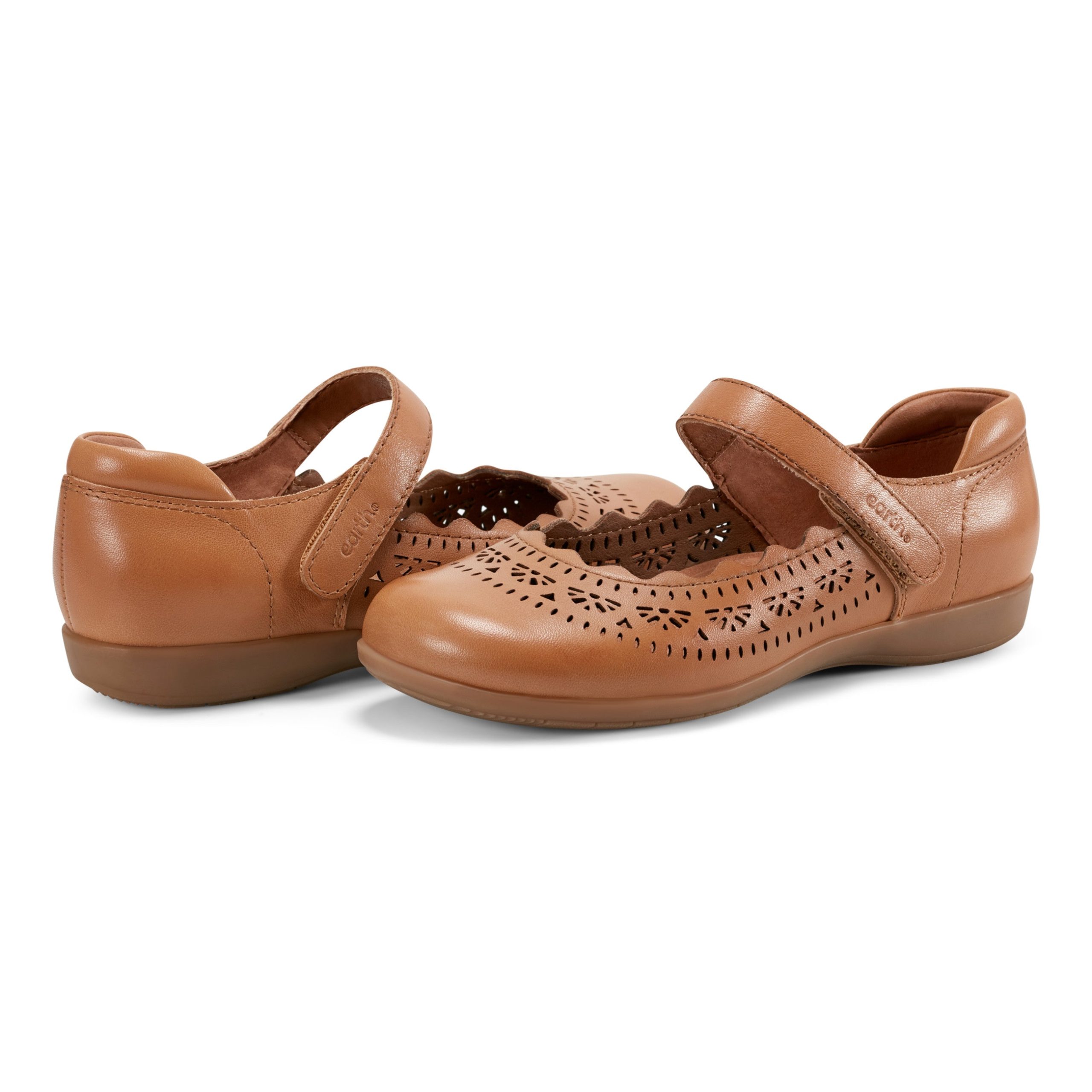 Brady Round Toe Adjustable Strap Casual Flats - Image 8