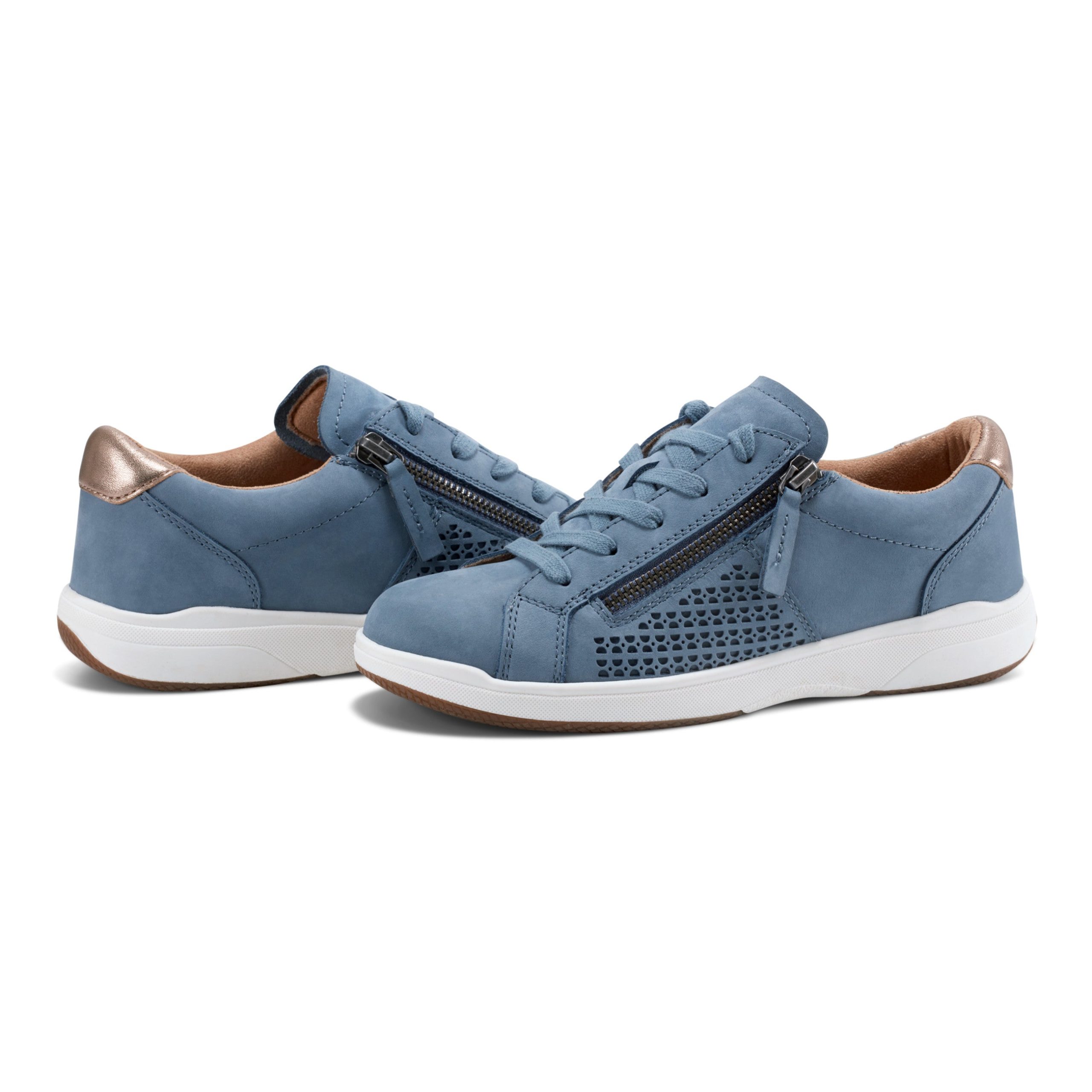 Netta Round Toe Casual Lace-up Sneakers - Image 8