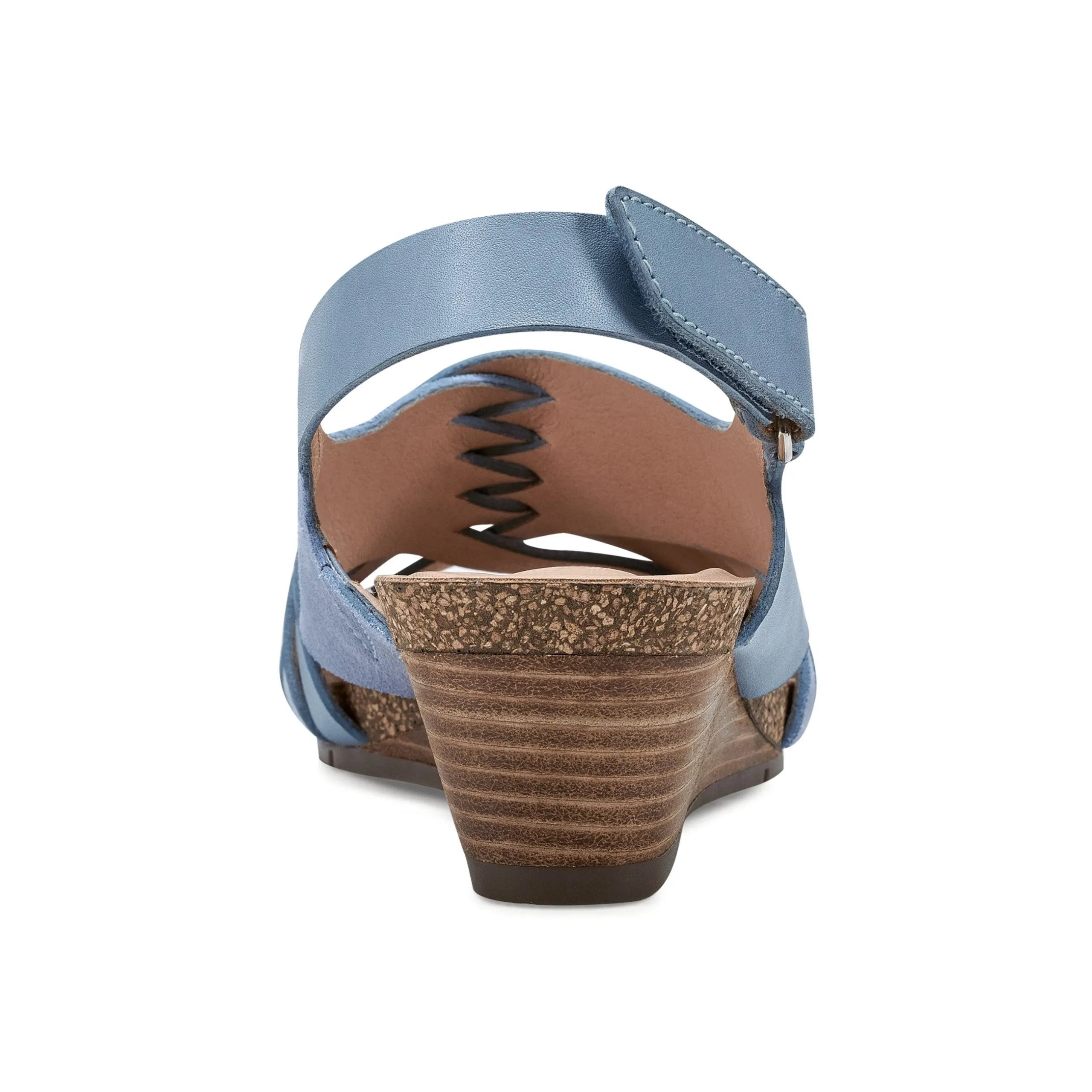 Hartie Round Toe Stacked Heel Dress Sandals - Image 4