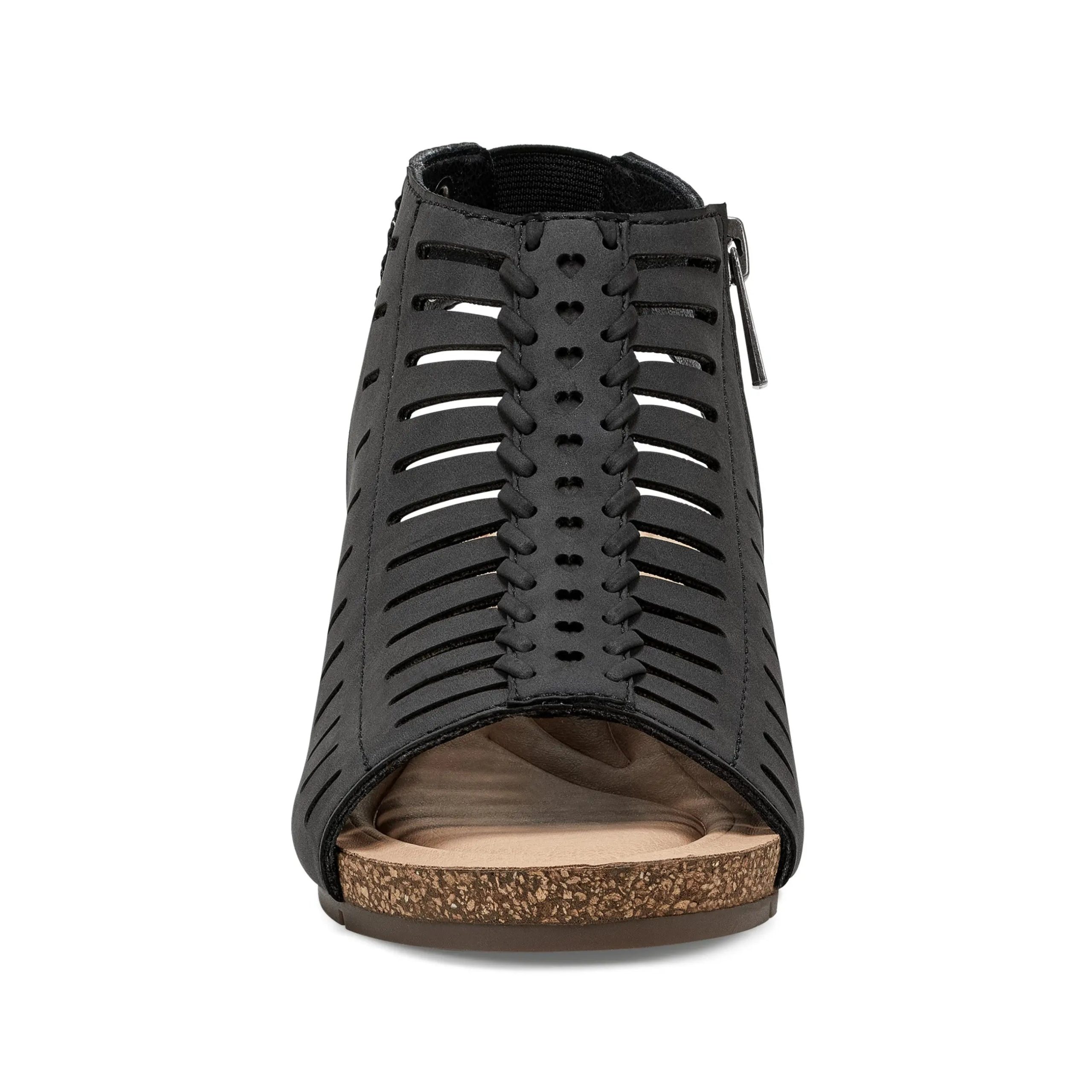 Hana Round Toe Laser Cut Dress Sandals - Image 3