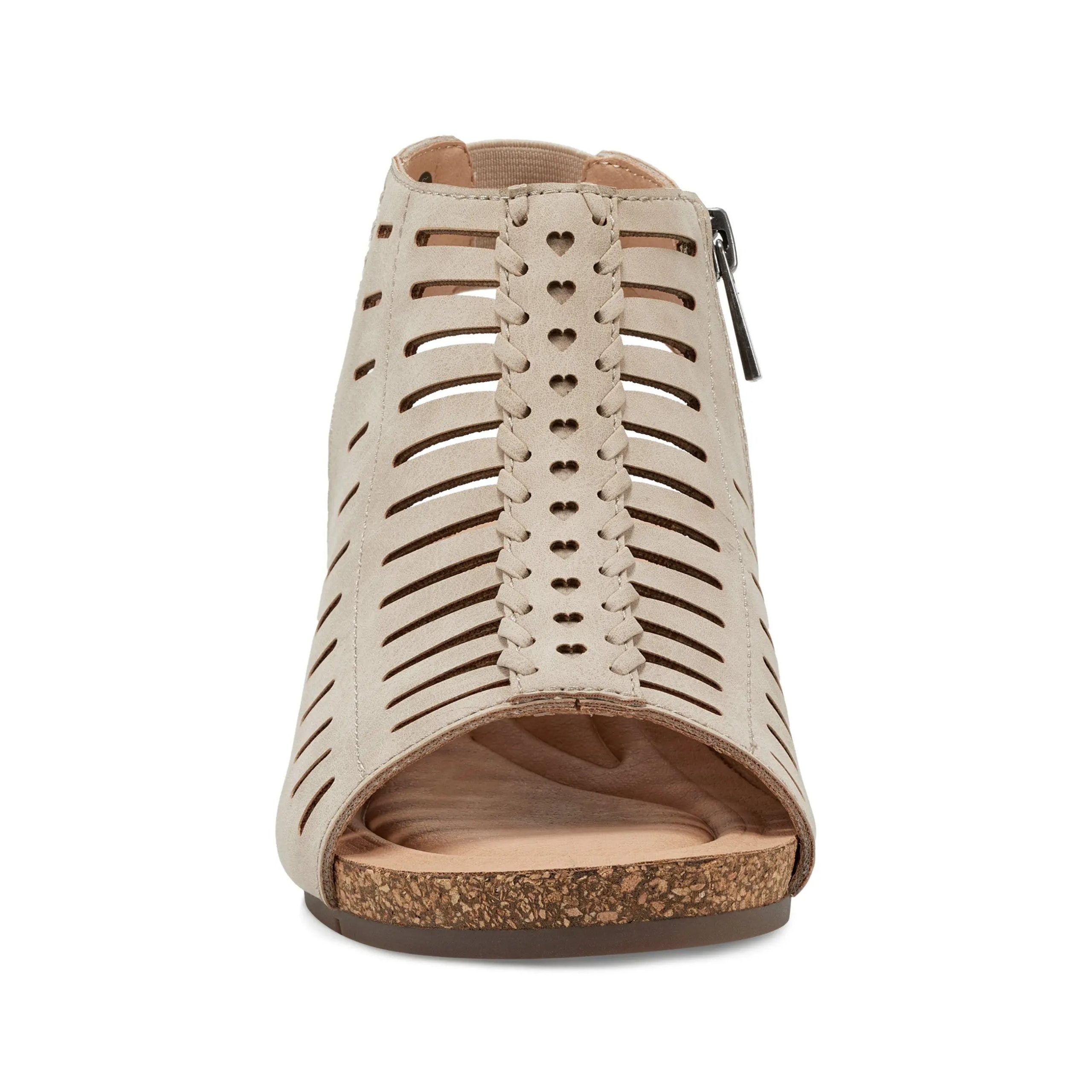 Hana Round Toe Laser Cut Dress Sandals - Image 3