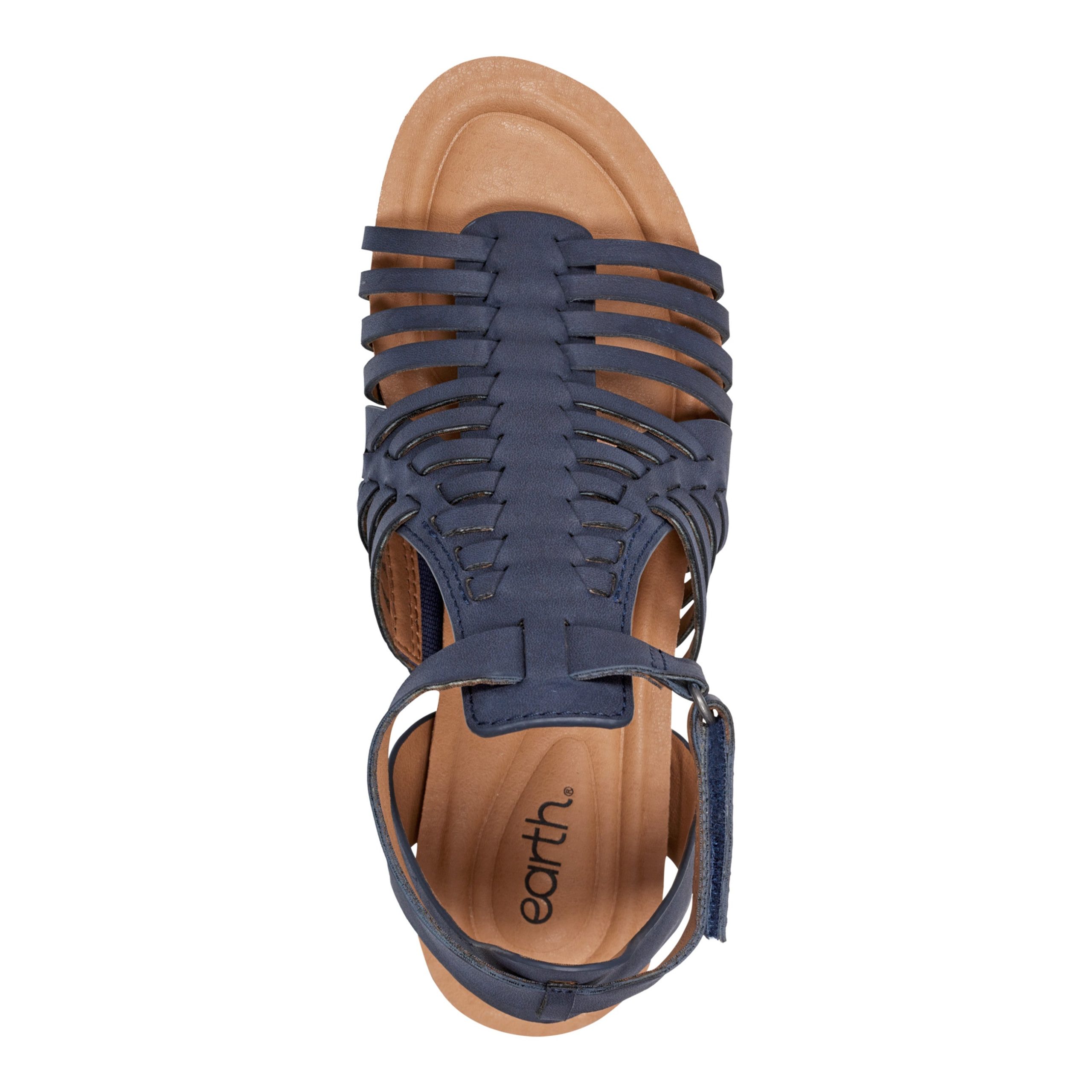 Hattie Round Toe Strappy Wedge Sandals - Image 5