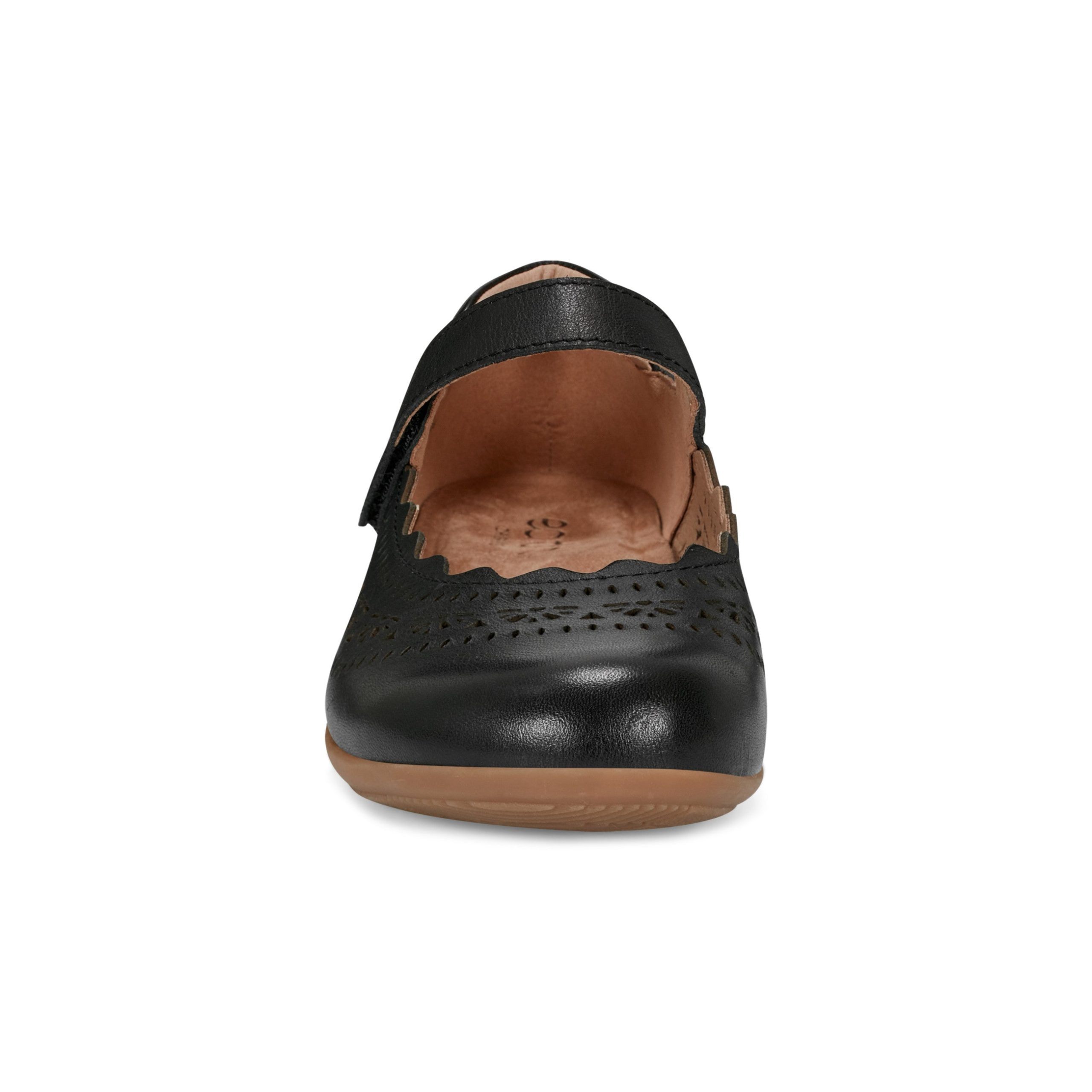 Brady Round Toe Adjustable Strap Casual Flats - Image 3