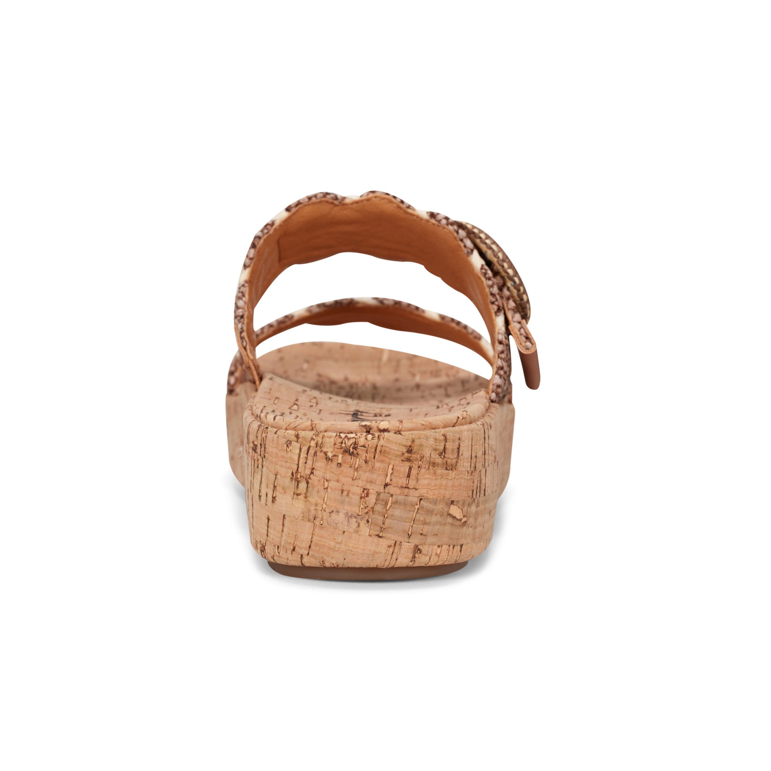 Subtle Slip-on Casual Platform Wedge Sandals - Image 4