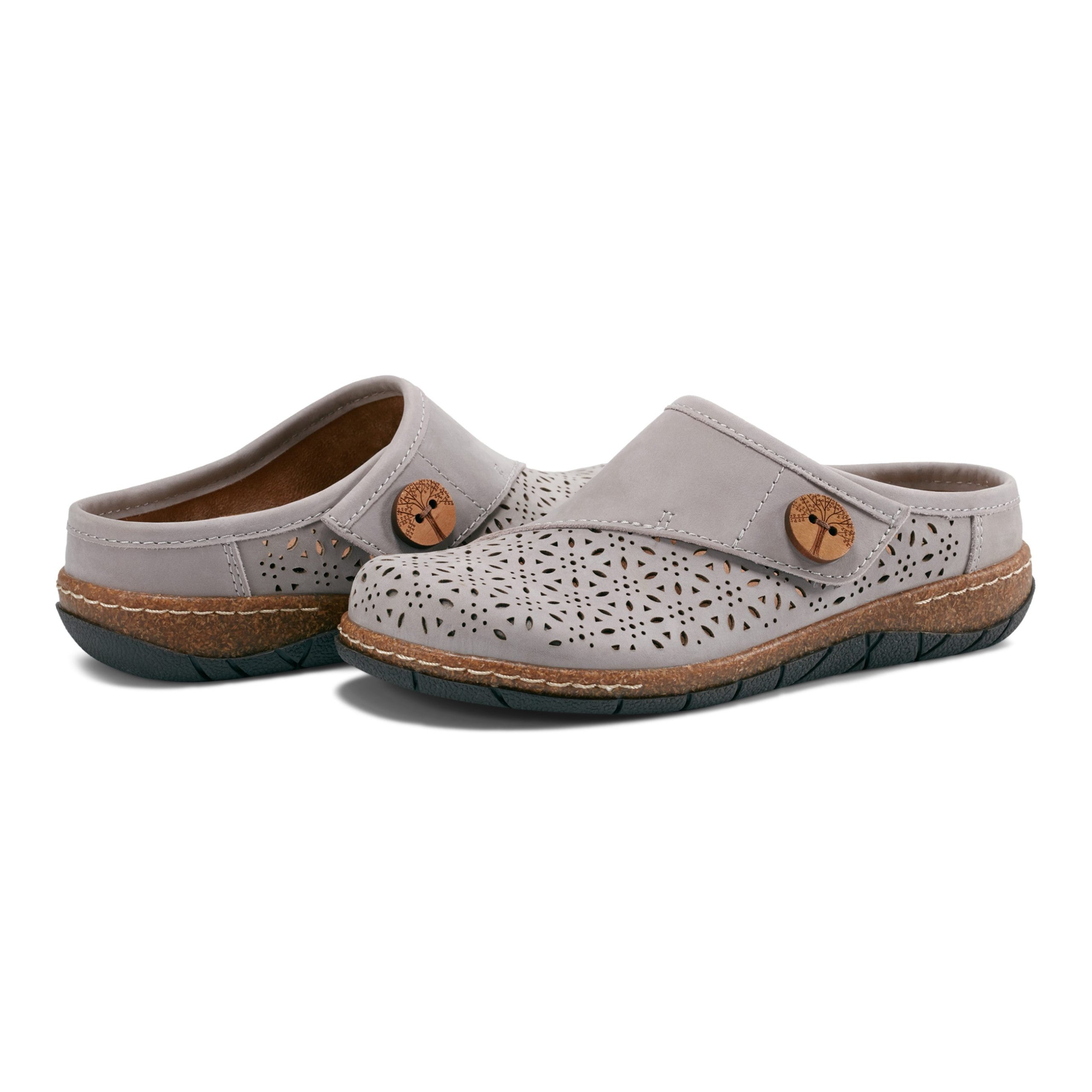 Erinn Round Toe Casual Slip-on Flat Clogs - Image 8