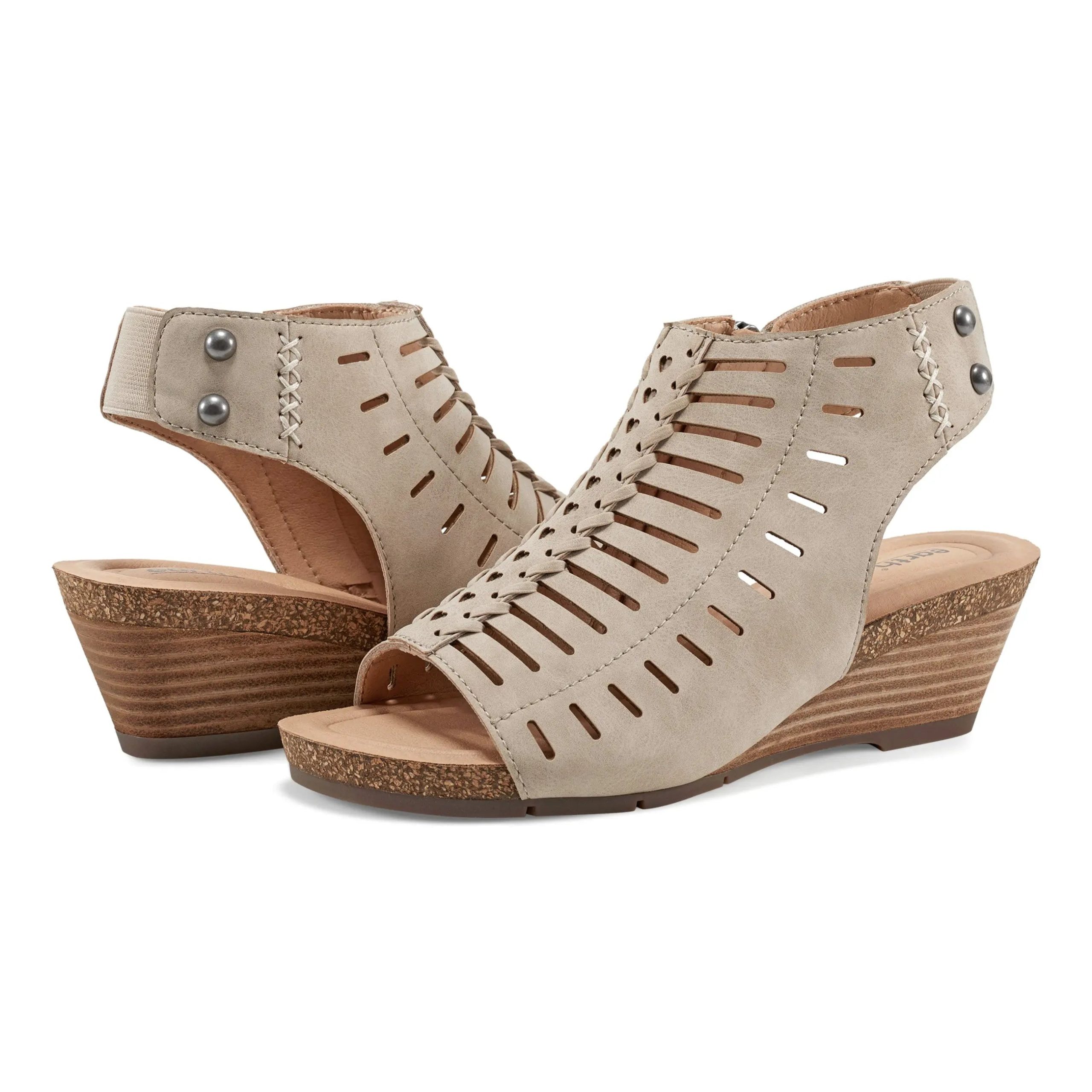 Hana Round Toe Laser Cut Dress Sandals - Image 8