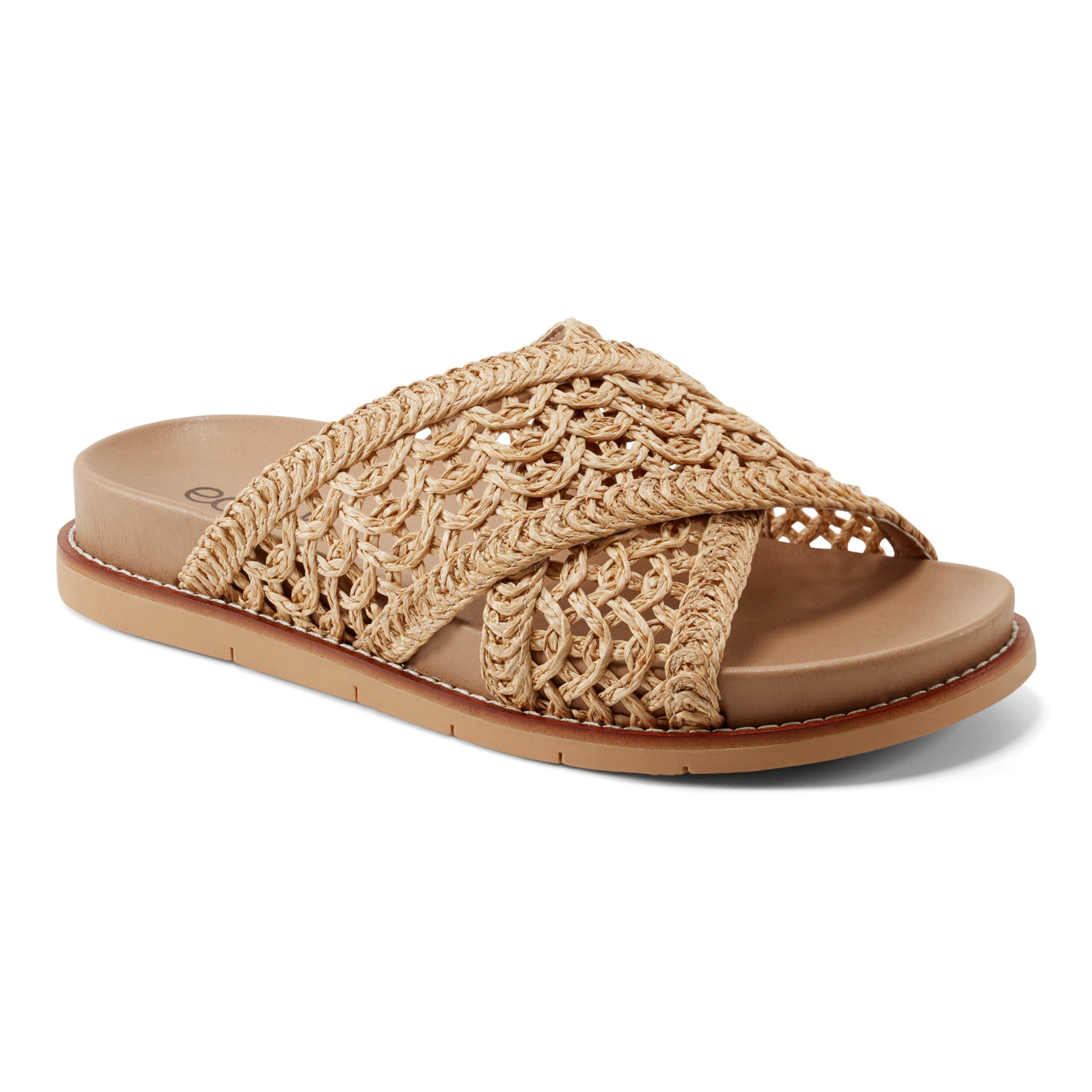 Flurry Round Toe Slip-on Flat Casual Sandals - Image 2