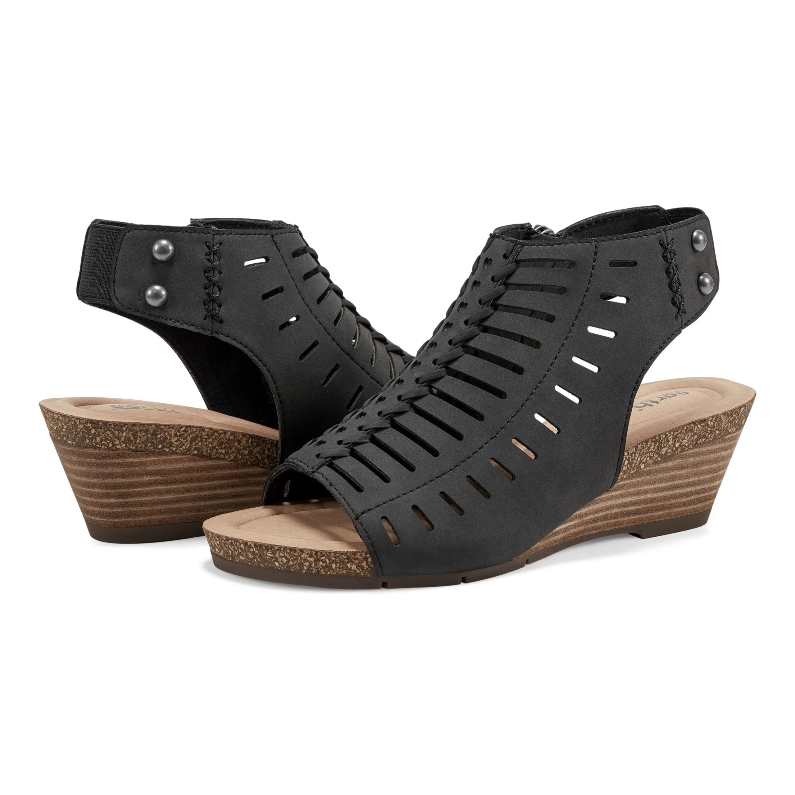 Hana Round Toe Laser Cut Dress Sandals - Image 8