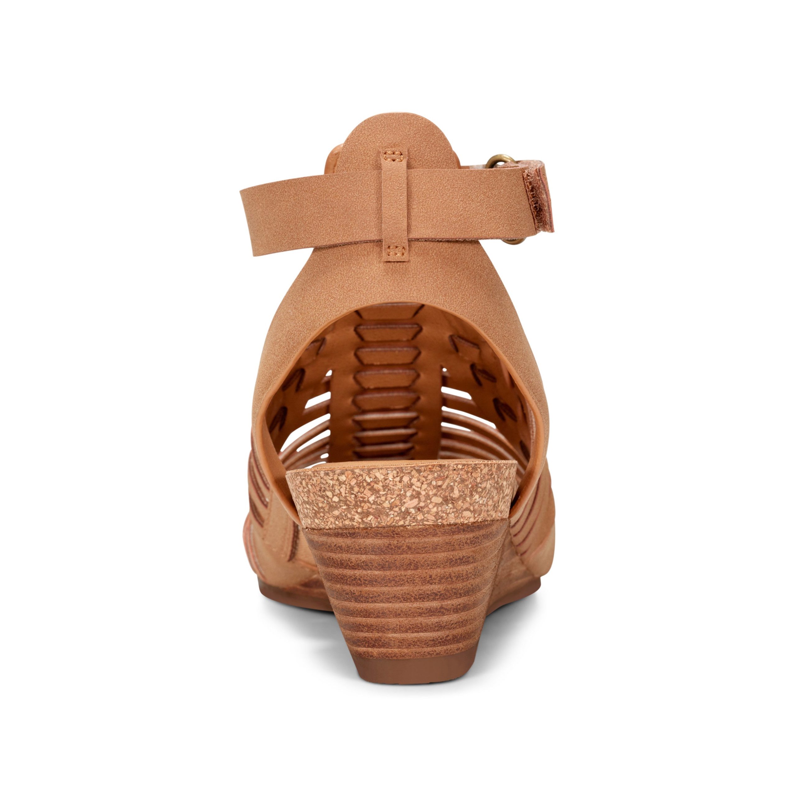 Hattie Round Toe Strappy Wedge Sandals - Image 4