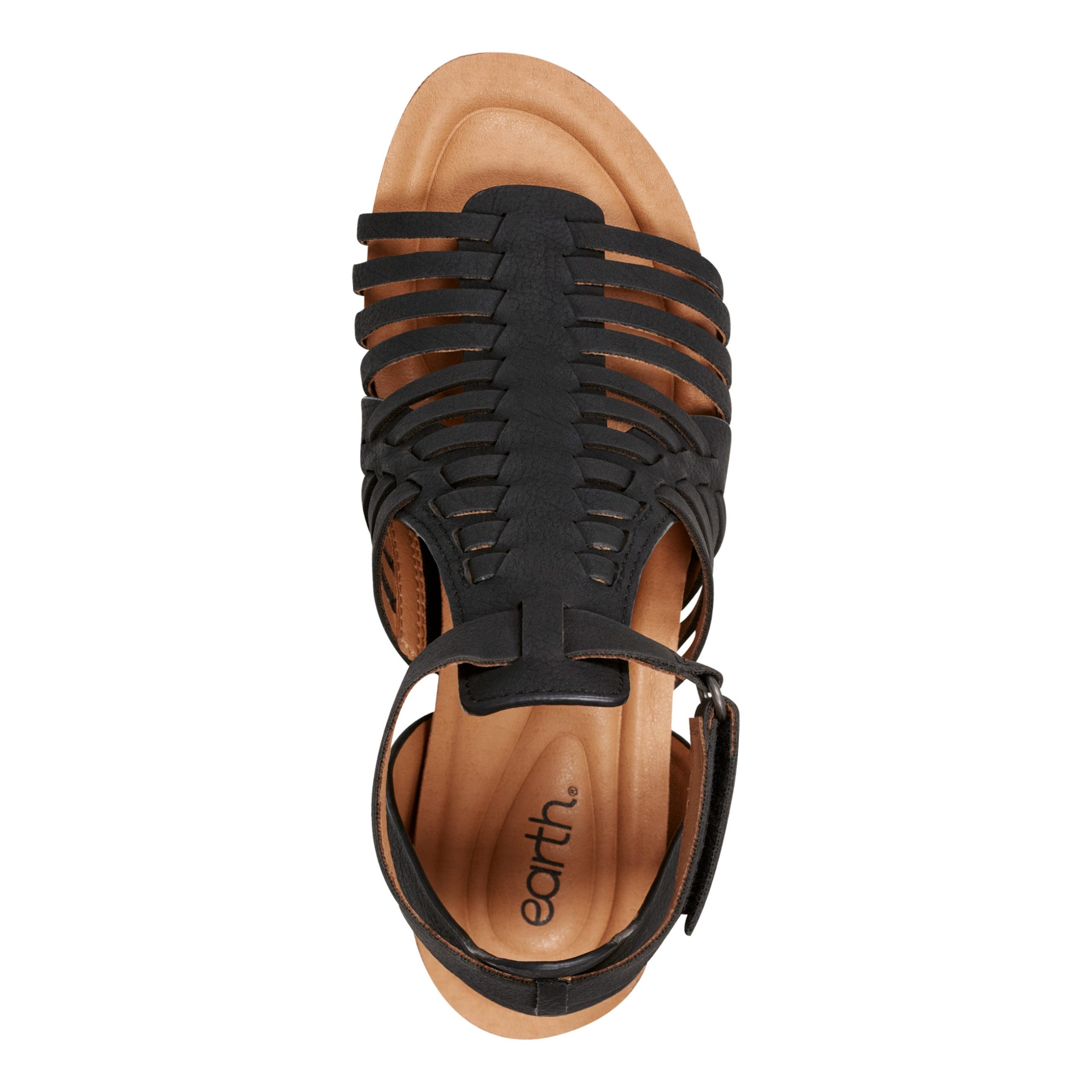 Hattie Round Toe Strappy Wedge Sandals - Image 5