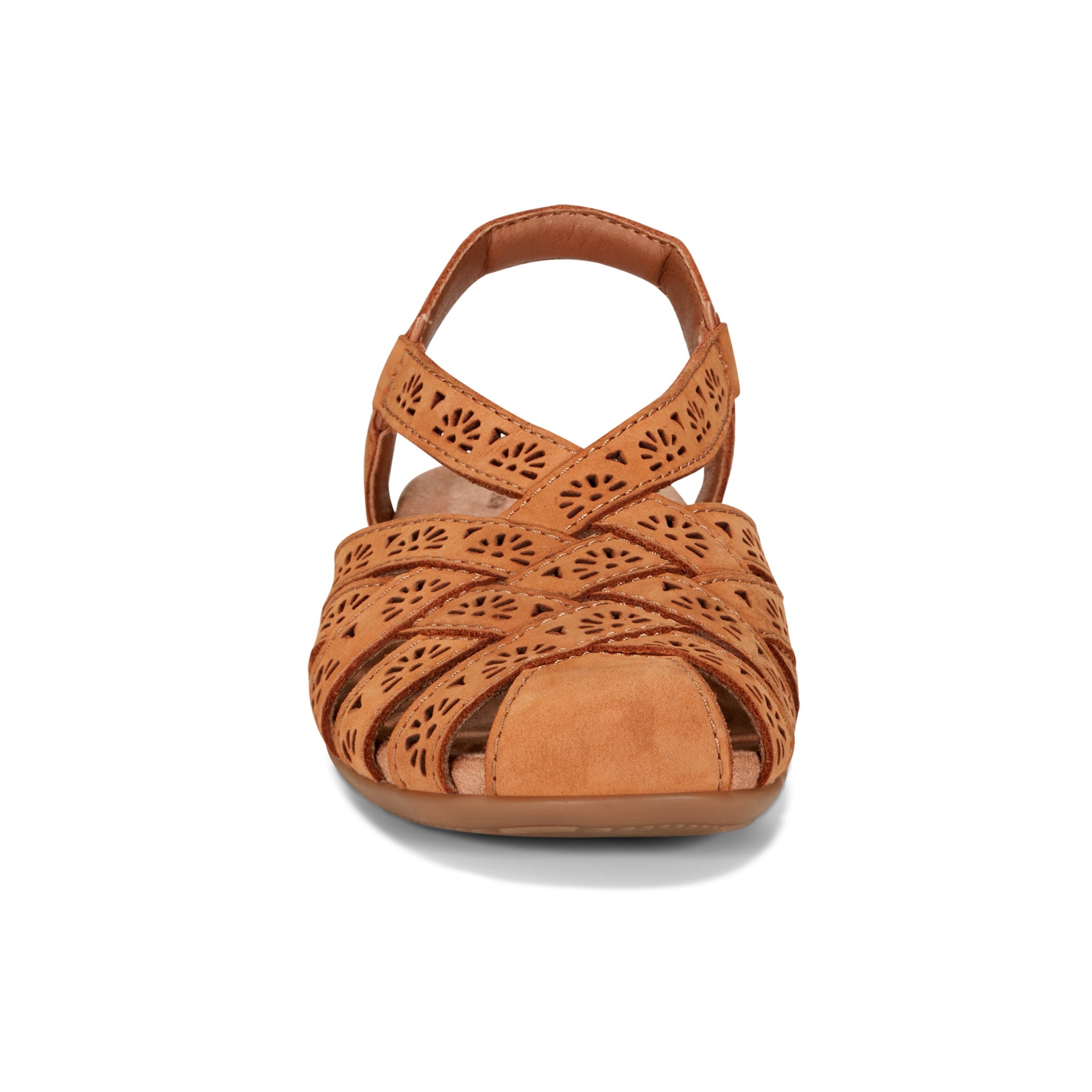 Briel Round Toe Casual Slingback Flat Sandals - Image 3