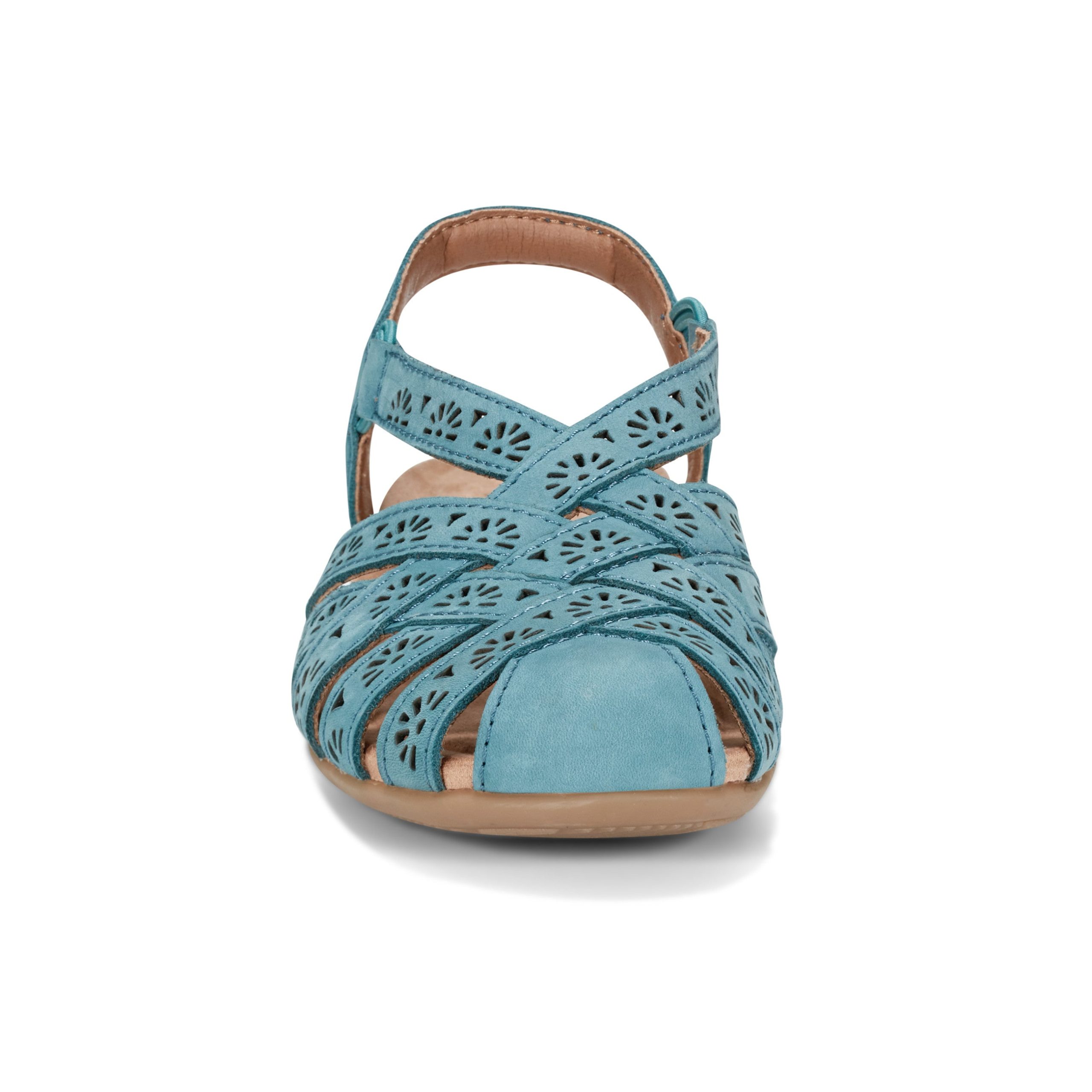 Briel Round Toe Casual Slingback Flat Sandals - Image 3