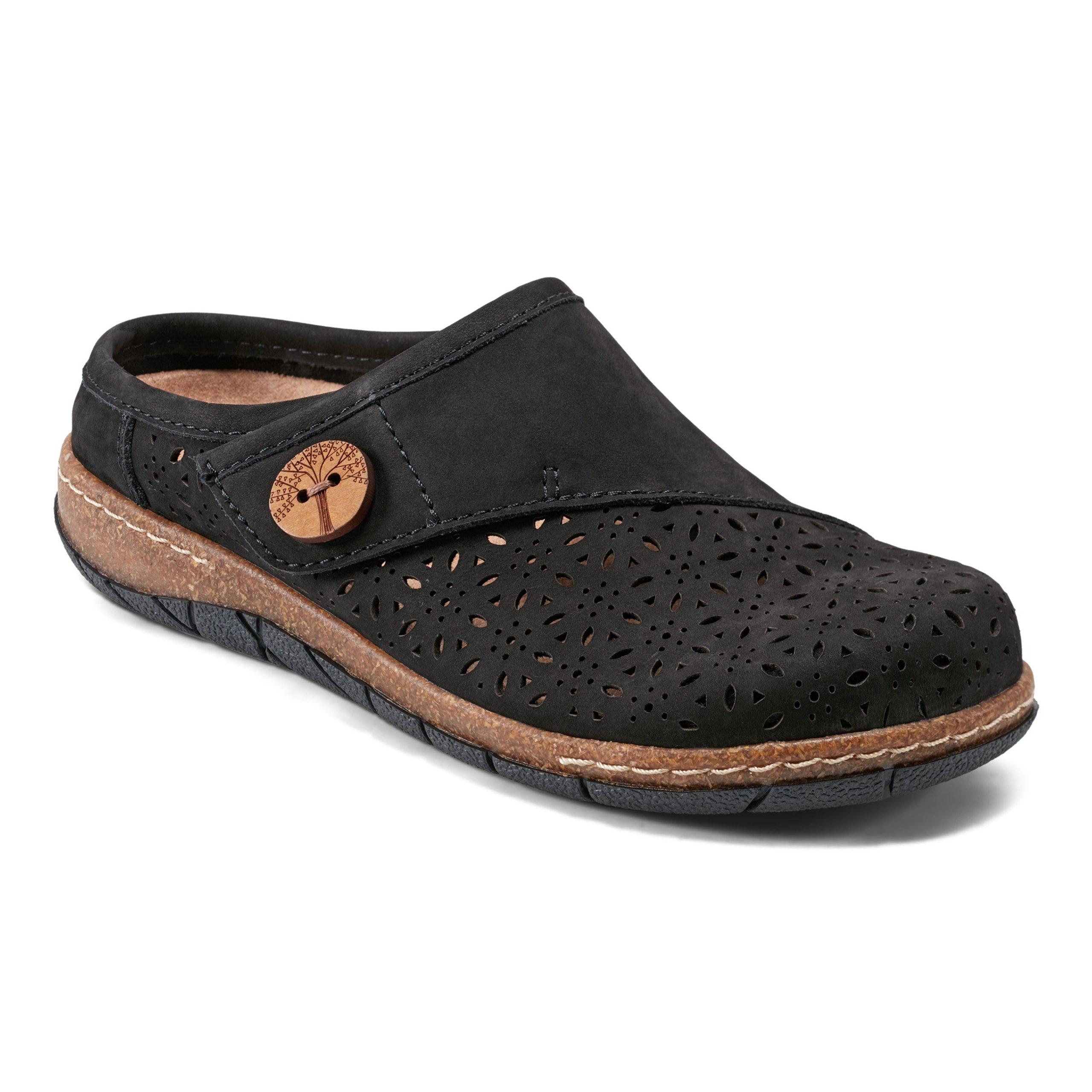 Erinn Round Toe Casual Slip-on Flat Clogs - Image 2
