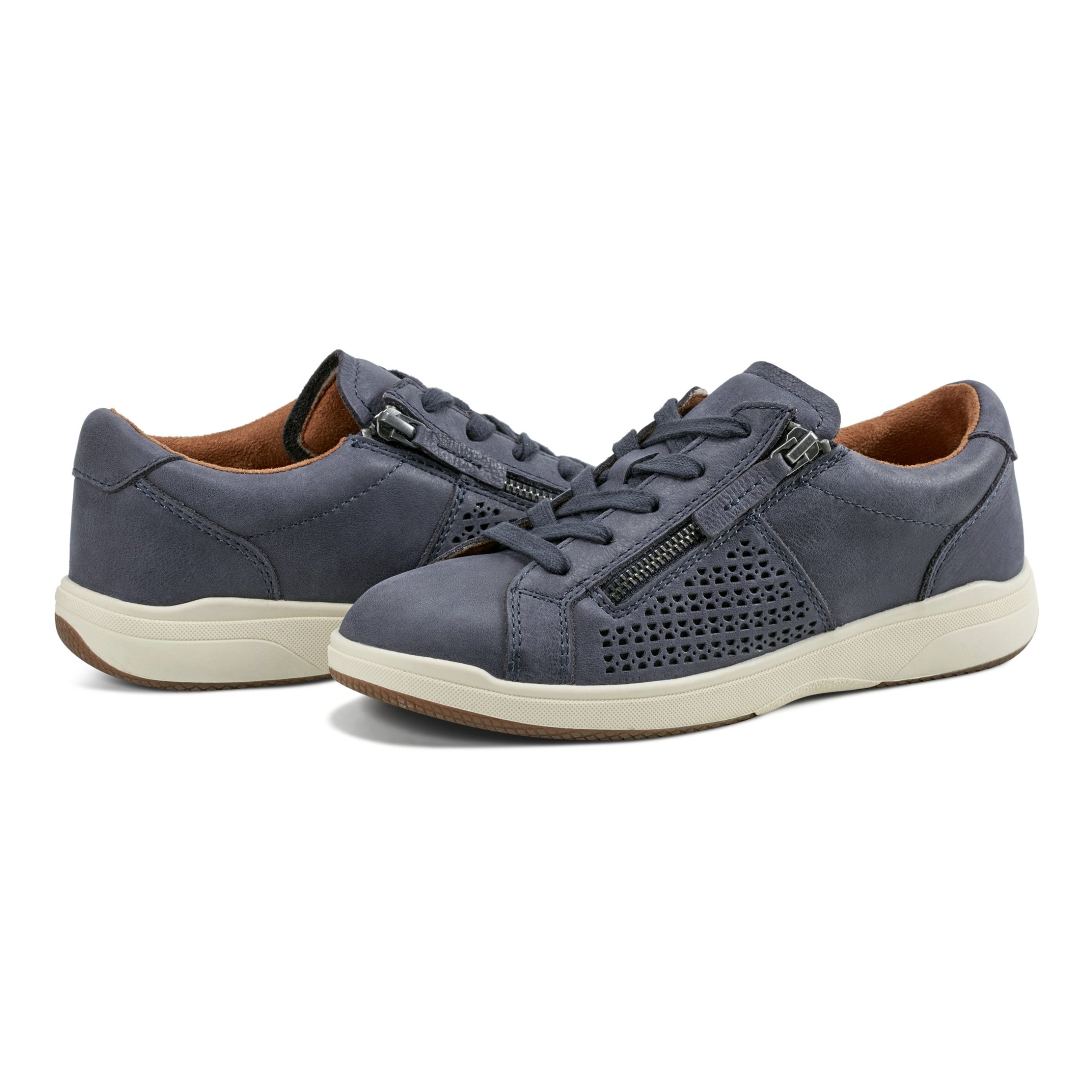 Netta Round Toe Casual Lace-up Sneakers - Image 8
