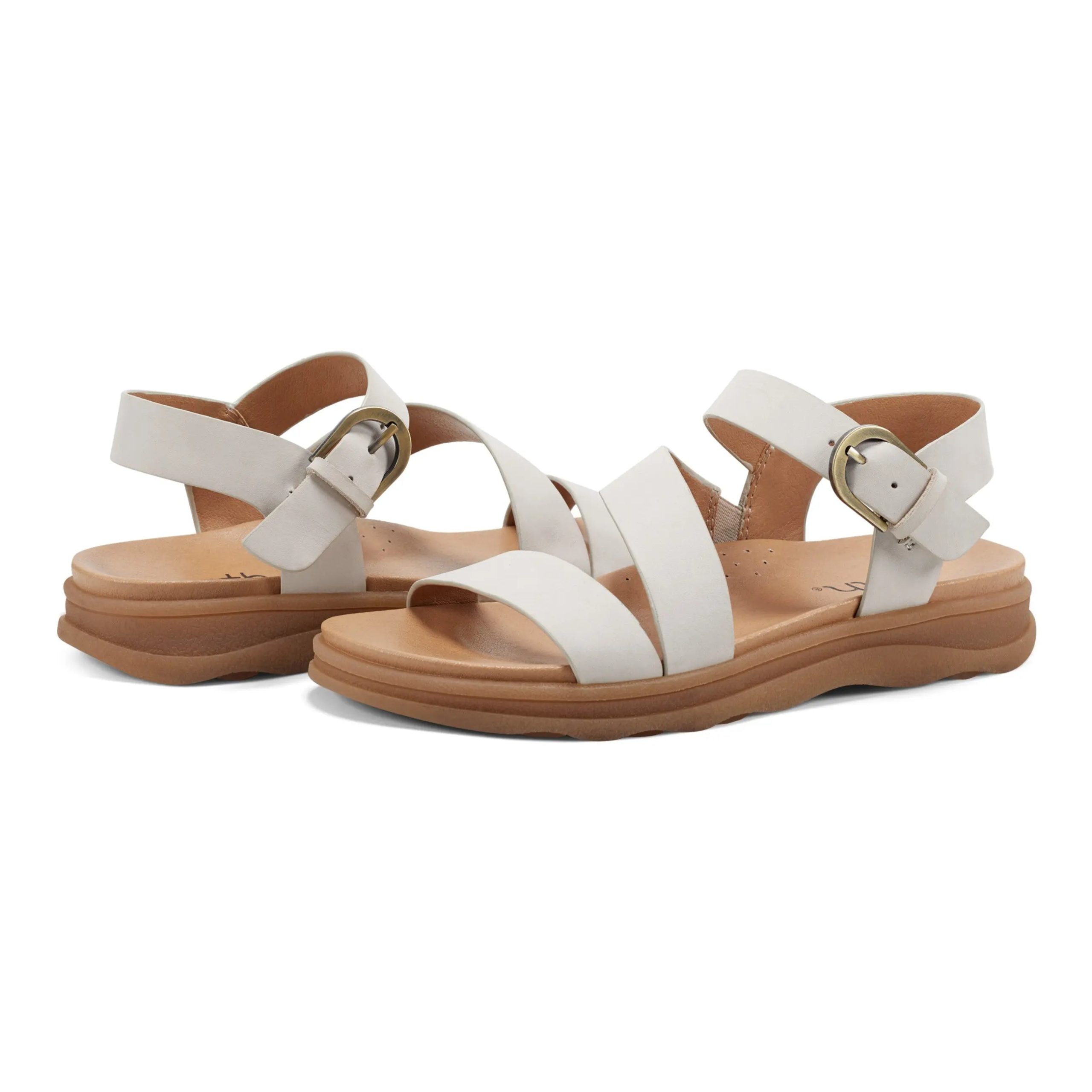 Lainey Casual Strappy Round Toe Flat Sandals - Image 8