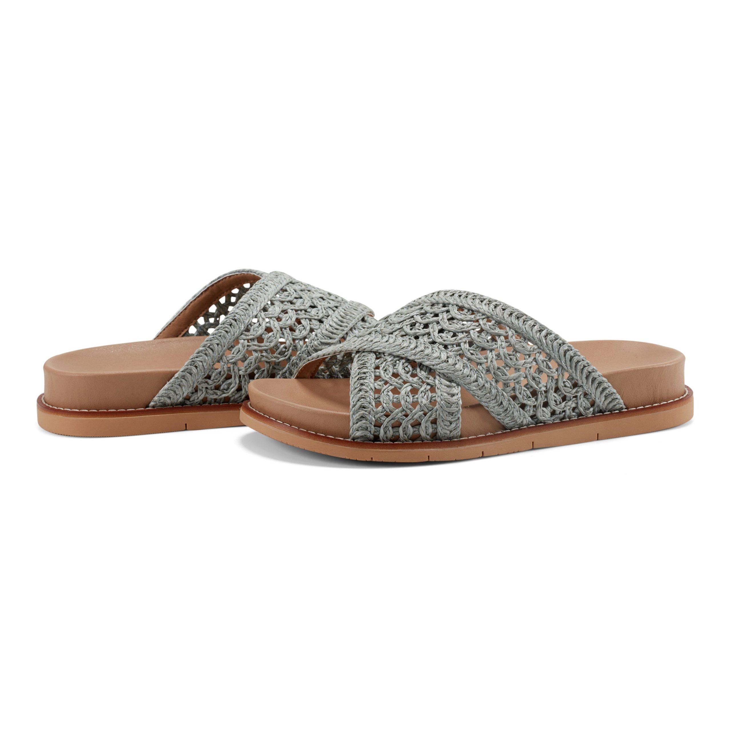 Flurry Round Toe Slip-on Flat Casual Sandals - Image 8