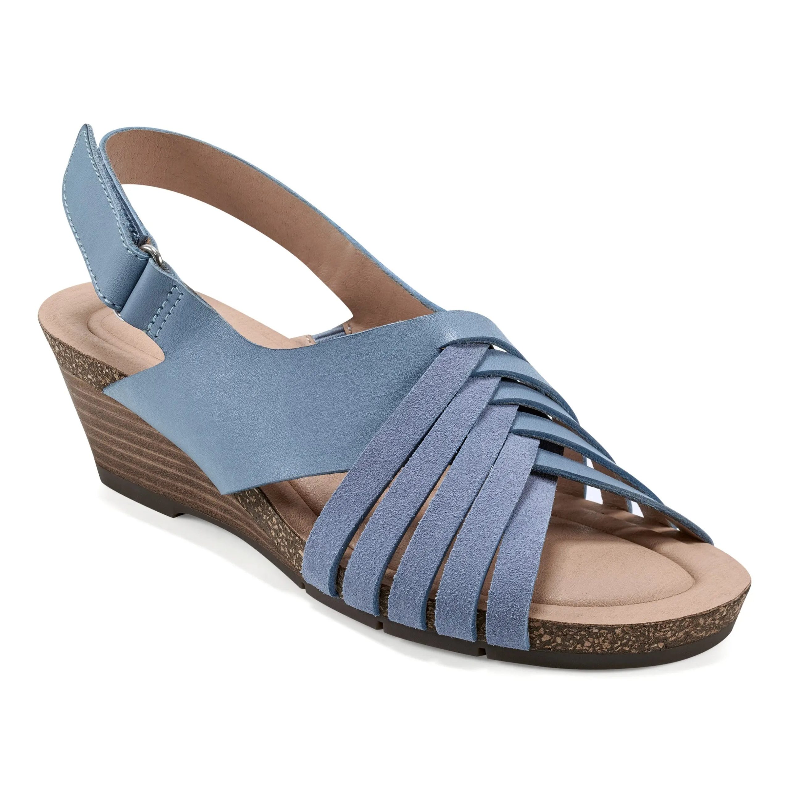 Hartie Round Toe Stacked Heel Dress Sandals - Image 2