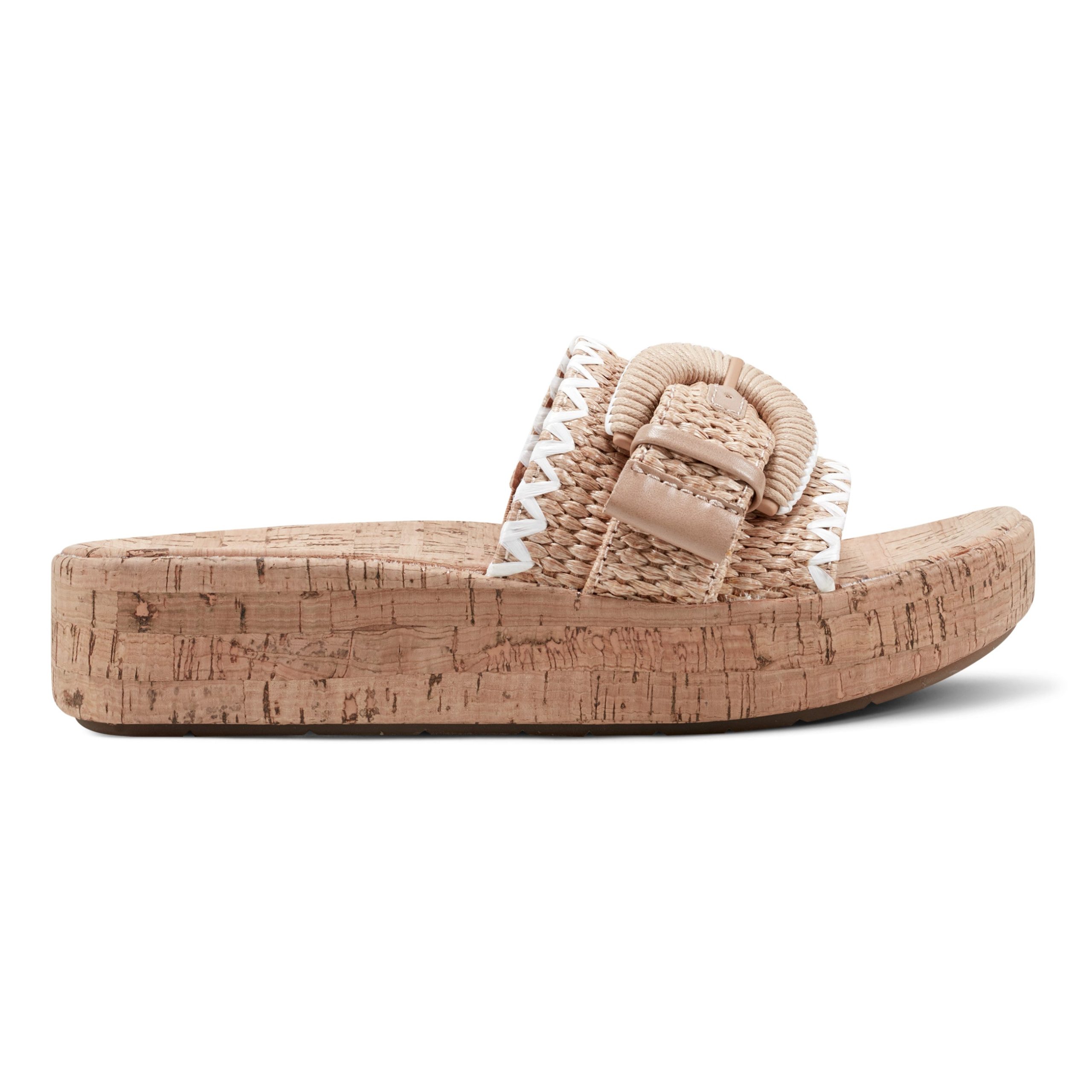 Samsy Casual Slip-on Wedge Platform Sandals