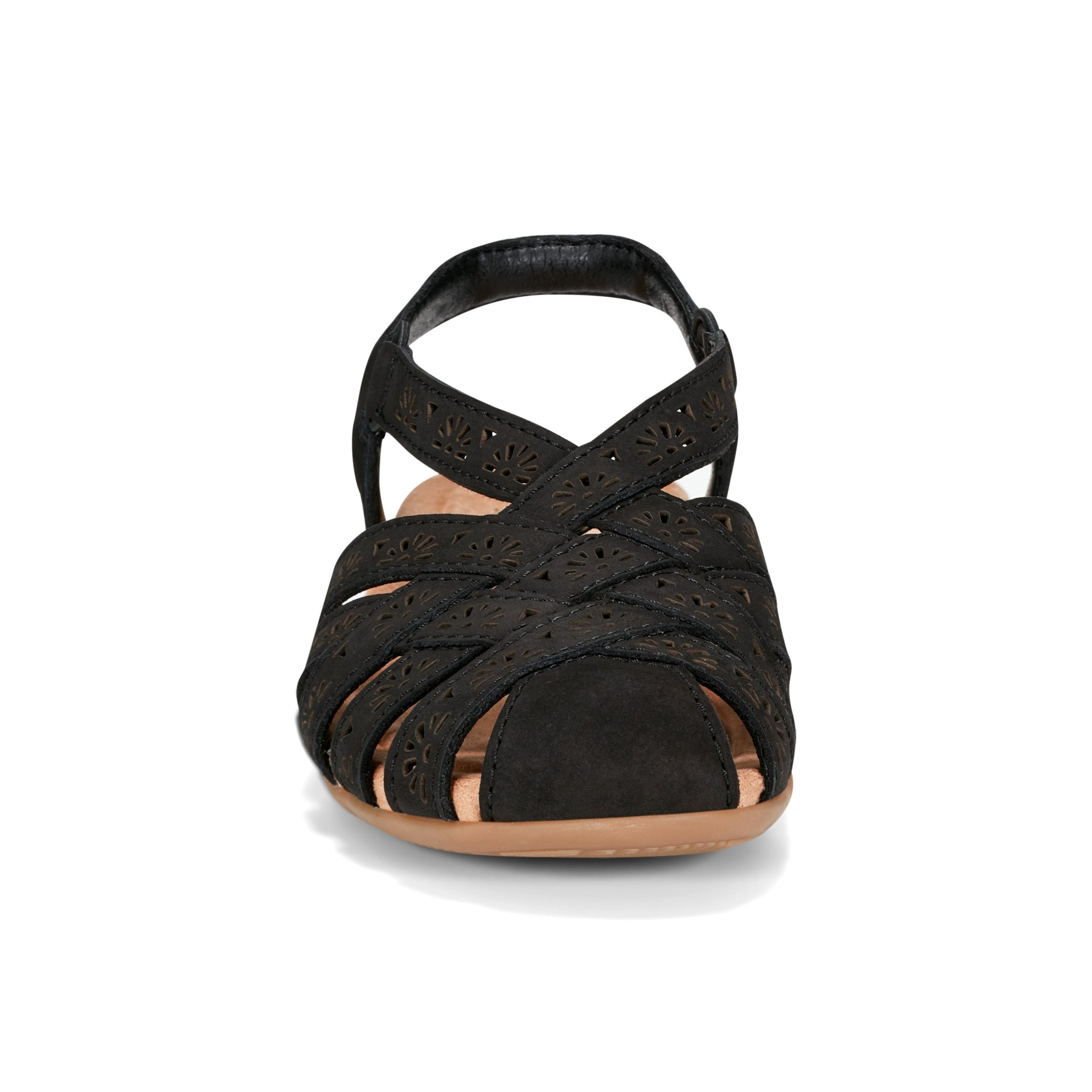 Briel Round Toe Casual Slingback Flat Sandals - Image 3