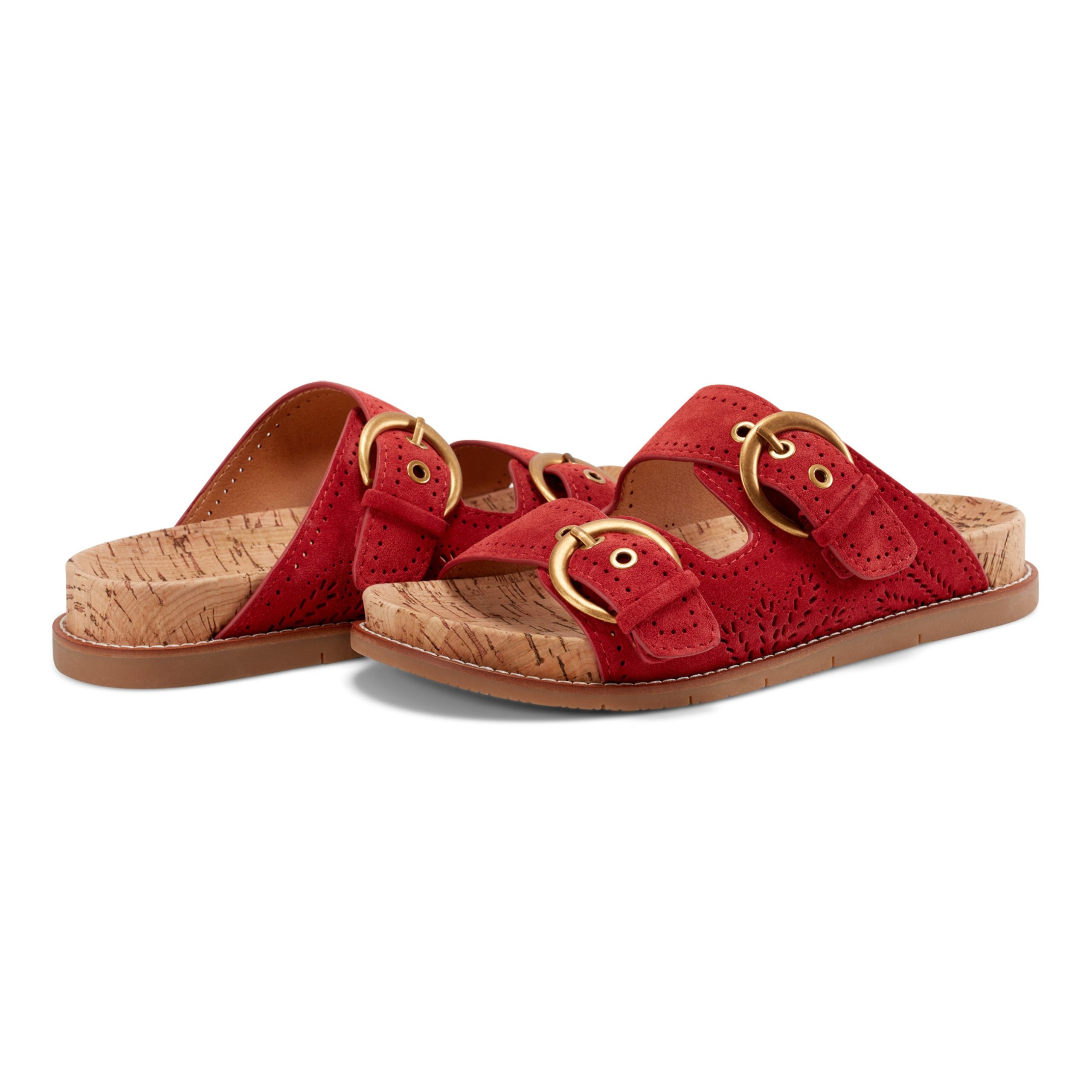 Francii Round Toe Casual Slip-on Flat Sandals - Image 8