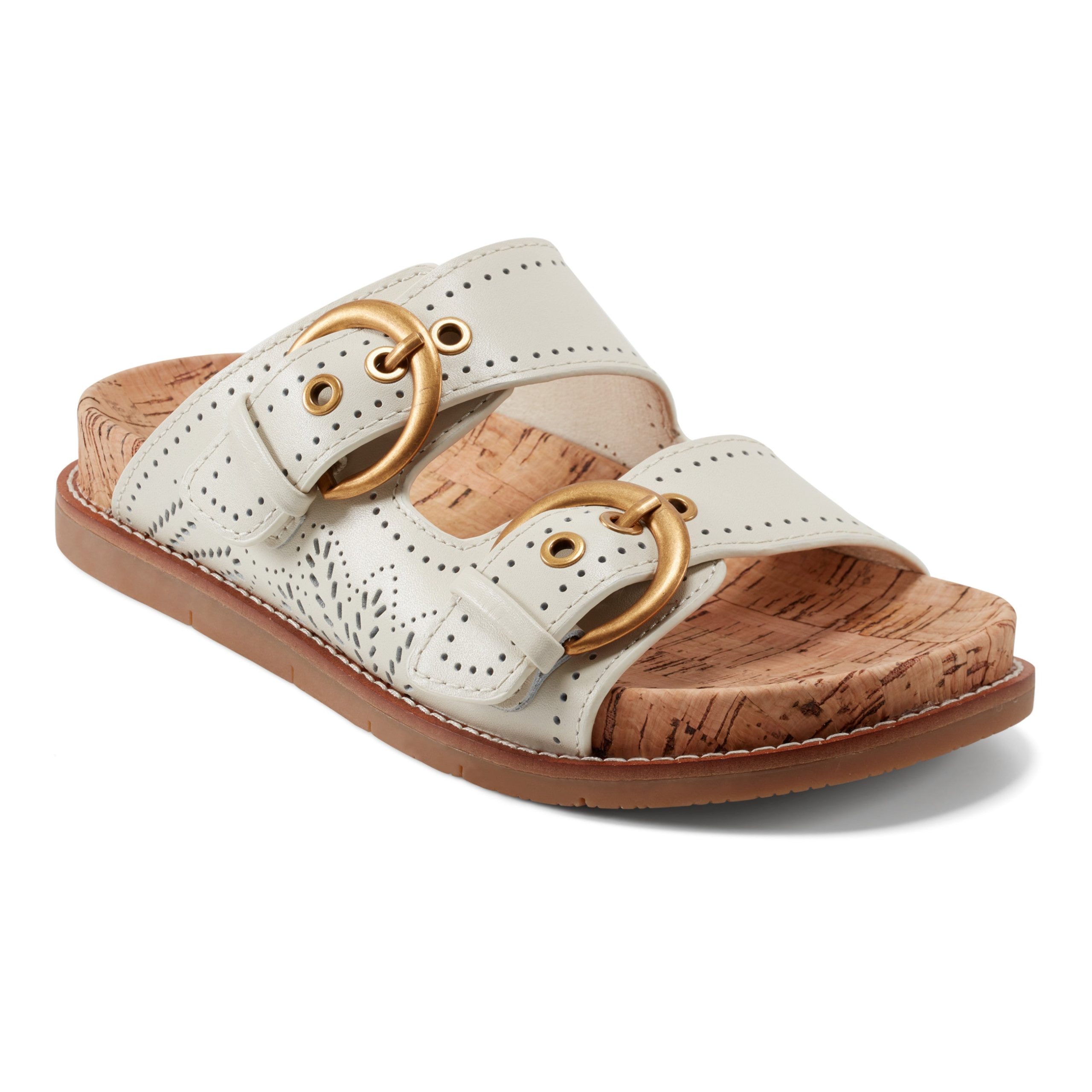 Francii Round Toe Casual Slip-on Flat Sandals - Image 2
