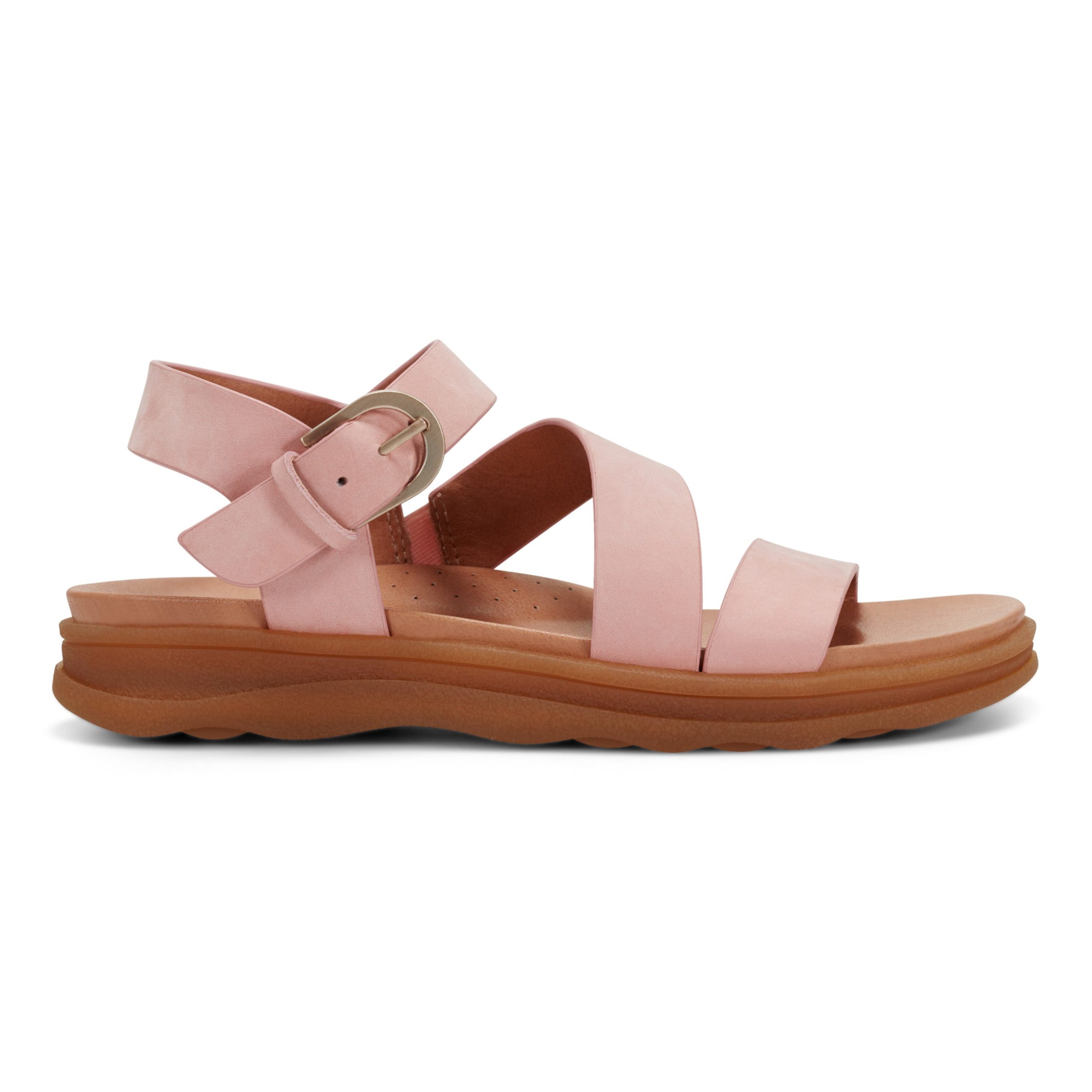 Lainey Casual Strappy Round Toe Flat Sandals