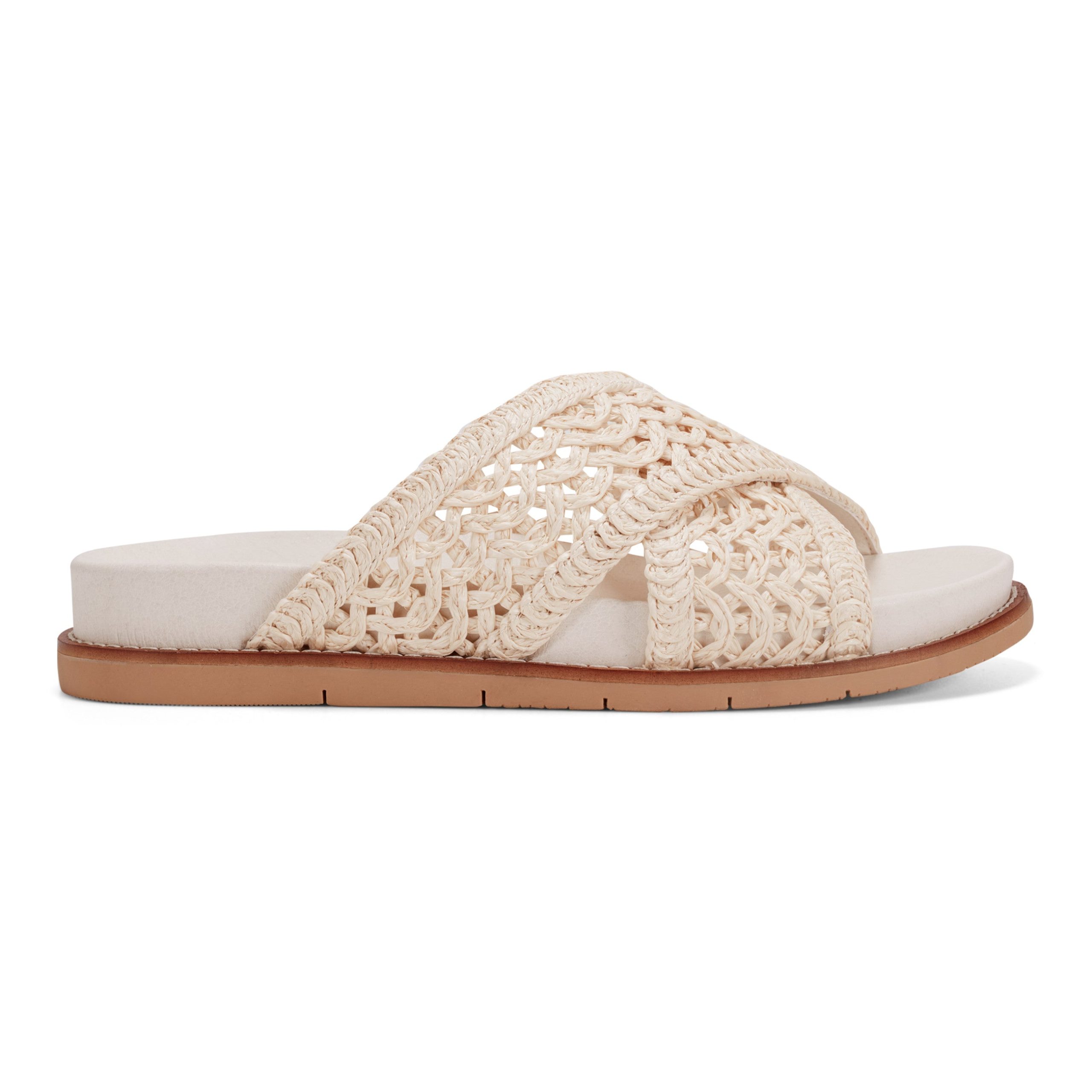 Flurry Round Toe Slip-on Flat Casual Sandals