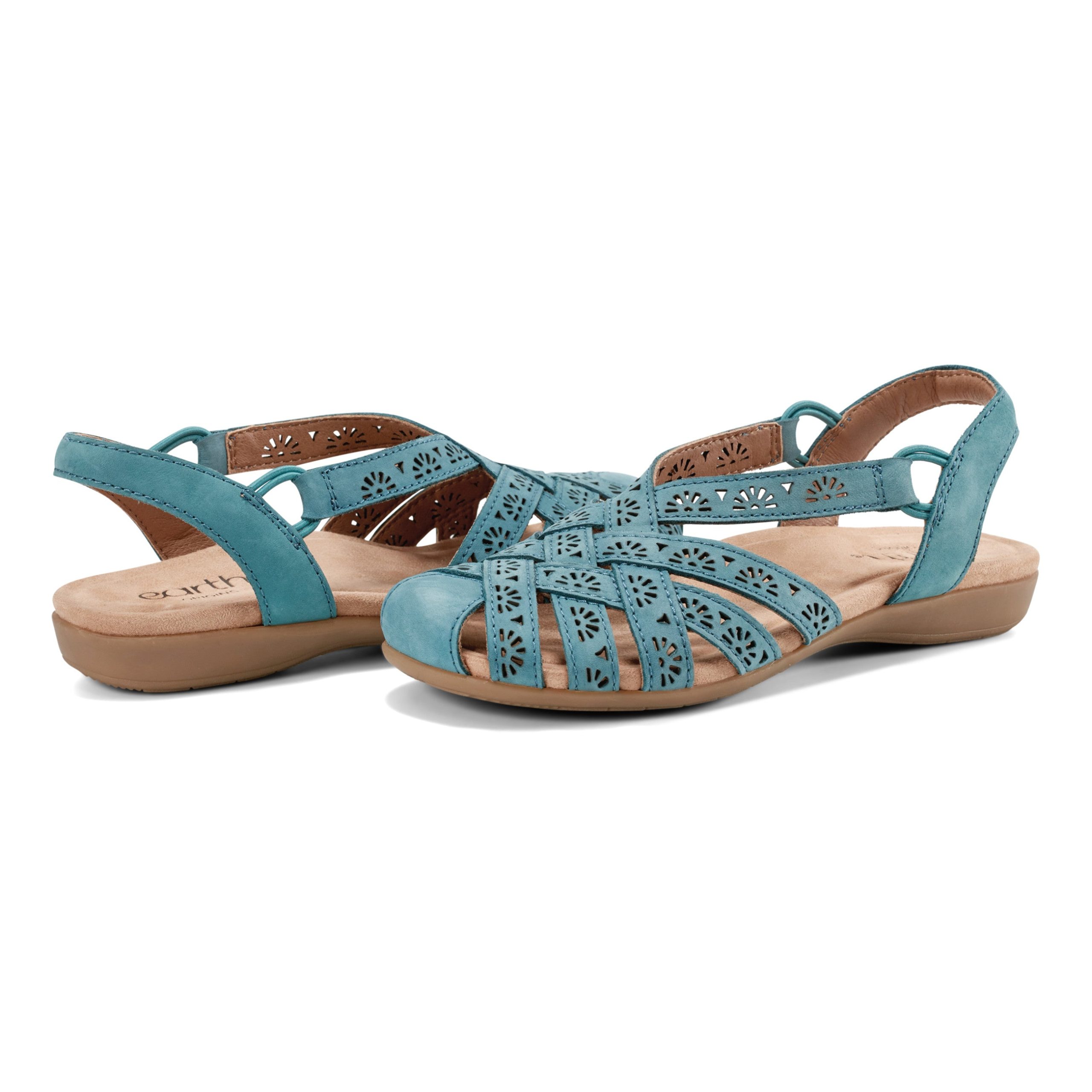 Briel Round Toe Casual Slingback Flat Sandals - Image 7